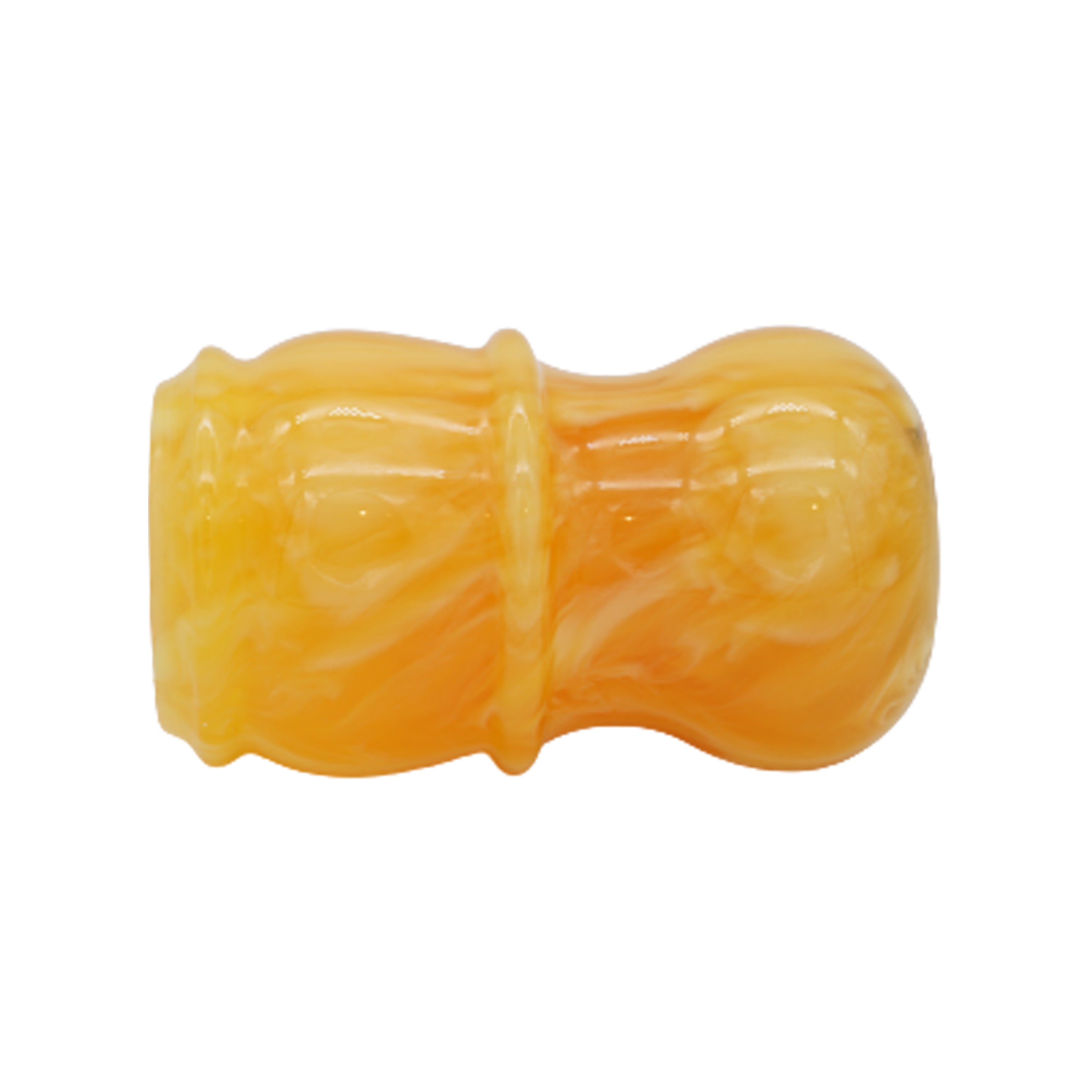 Premium Amber Handmade Shaving Brush Handle - Fits 24mm & 26mm Knots - Perfect for Wet Shaving & Grooming Gifts for Men