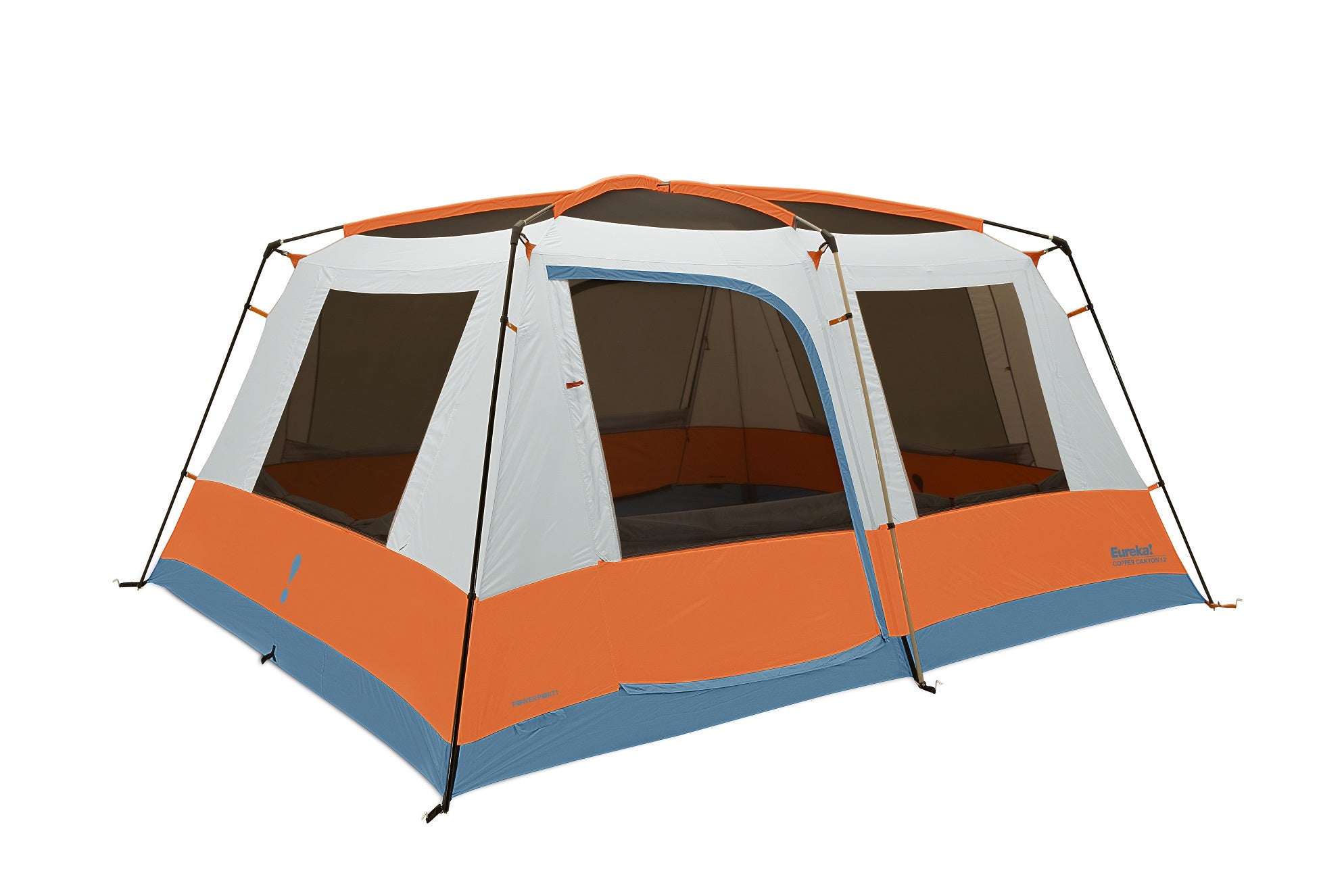 Eureka Copper Canyon LX 12-Person Camping Tent - Waterproof Family Cabin Tent with Large Windows & Storage Pockets for Outdoor Adventures, Backpacking & Camping Trips