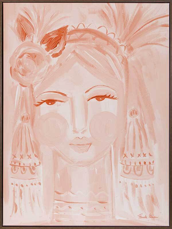 Creative Peach Canvas Art Print - Modern Wall Decor for Living Room, Bedroom & Office - Perfect for Home & Gift