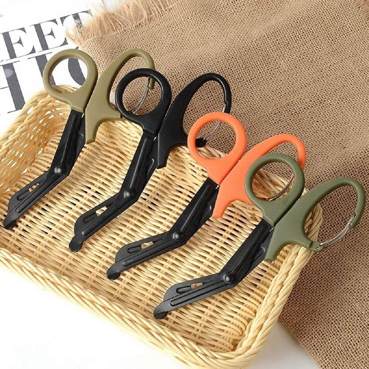 Premium Medical Scissors - Trauma Shears & Bandage Scissors for Nurses, EMT, First Aid Kits | Surgical Grade Stainless Steel | ER, EMS, Home Emergency Use