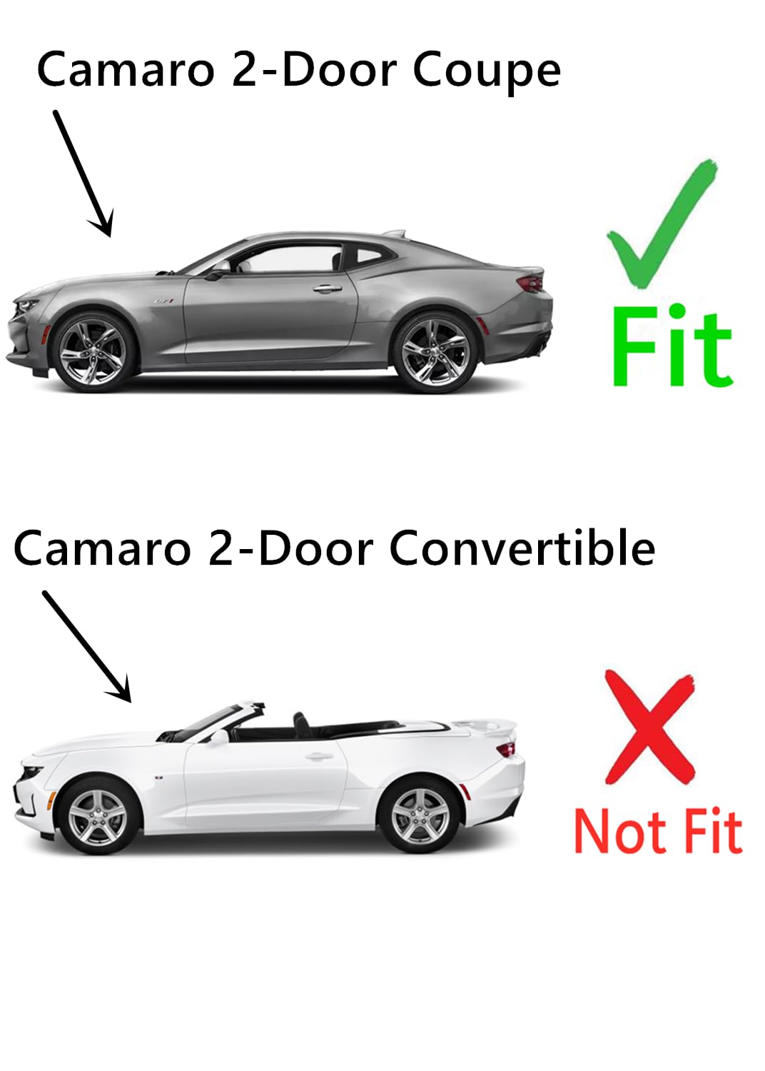 Chevrolet Camaro 2016-2024 Driver Side Window Glass Replacement - Left Door Glass for 2 Door Coupe Models | Perfect for Auto Repair & Window Replacement