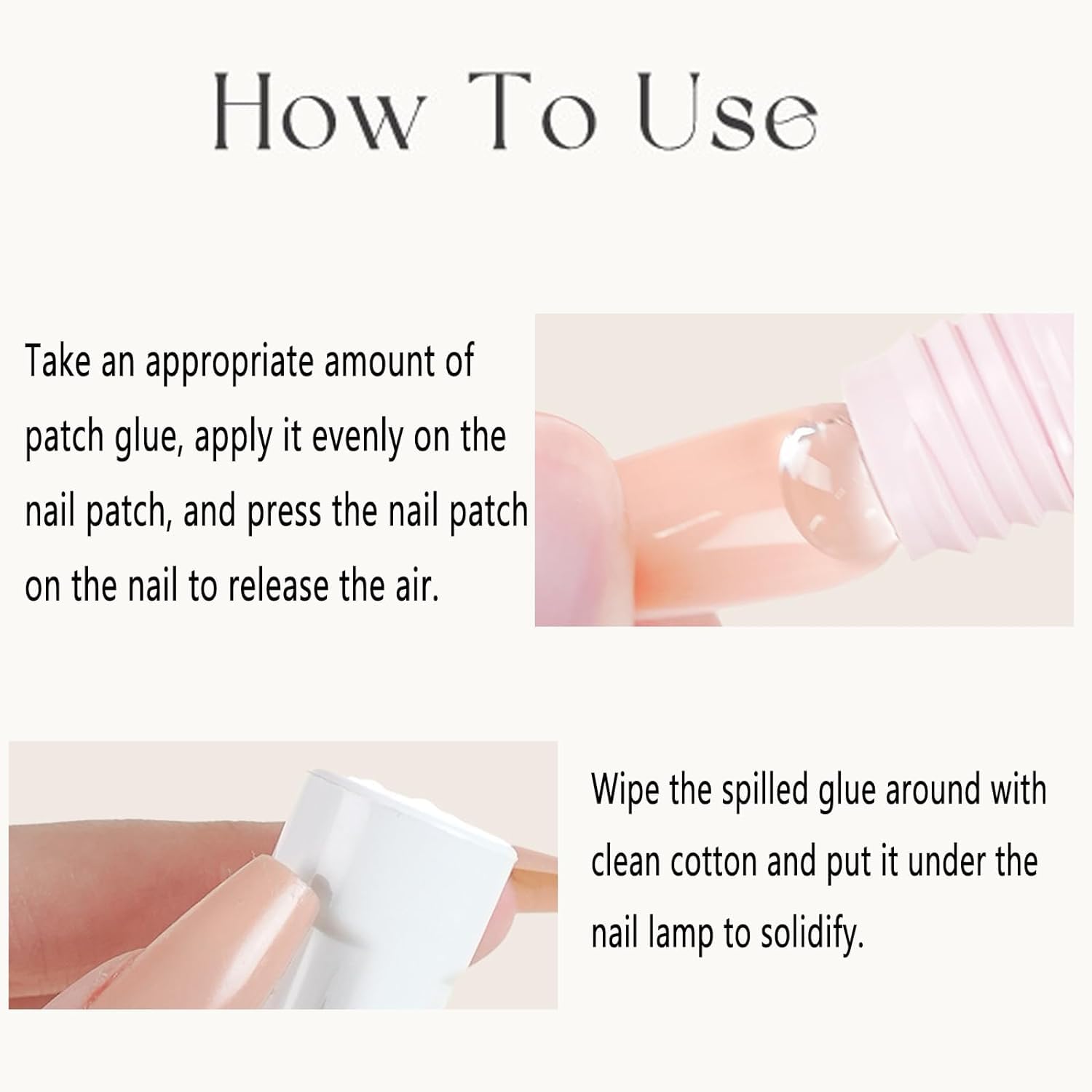 Strong Nail Glue Set - 30g Brush-On Adhesive for Press On & Fake Nails | Long Lasting Nail Art Glue for Salon & Home Use | Perfect for Manicures, Nail Extensions & DIY Nail Designs