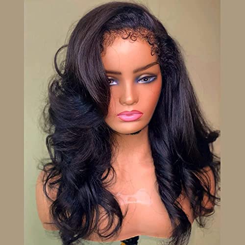 Natural Color 13X6 lace front wig