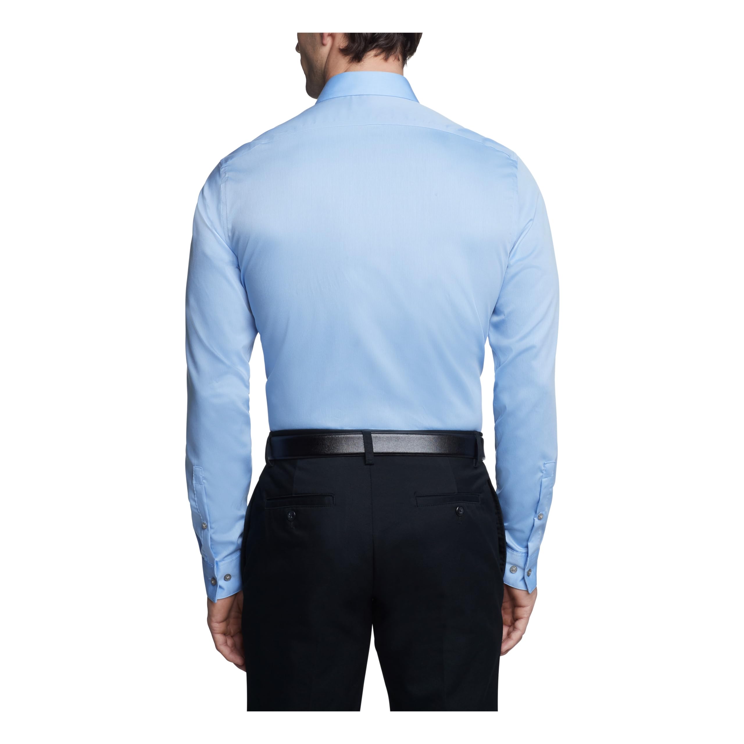Calvin Klein Slim Fit Non-Iron Solid Dress Shirts for Men | Business & Formal Wear | Office, Interview & Special Occasion Outfits