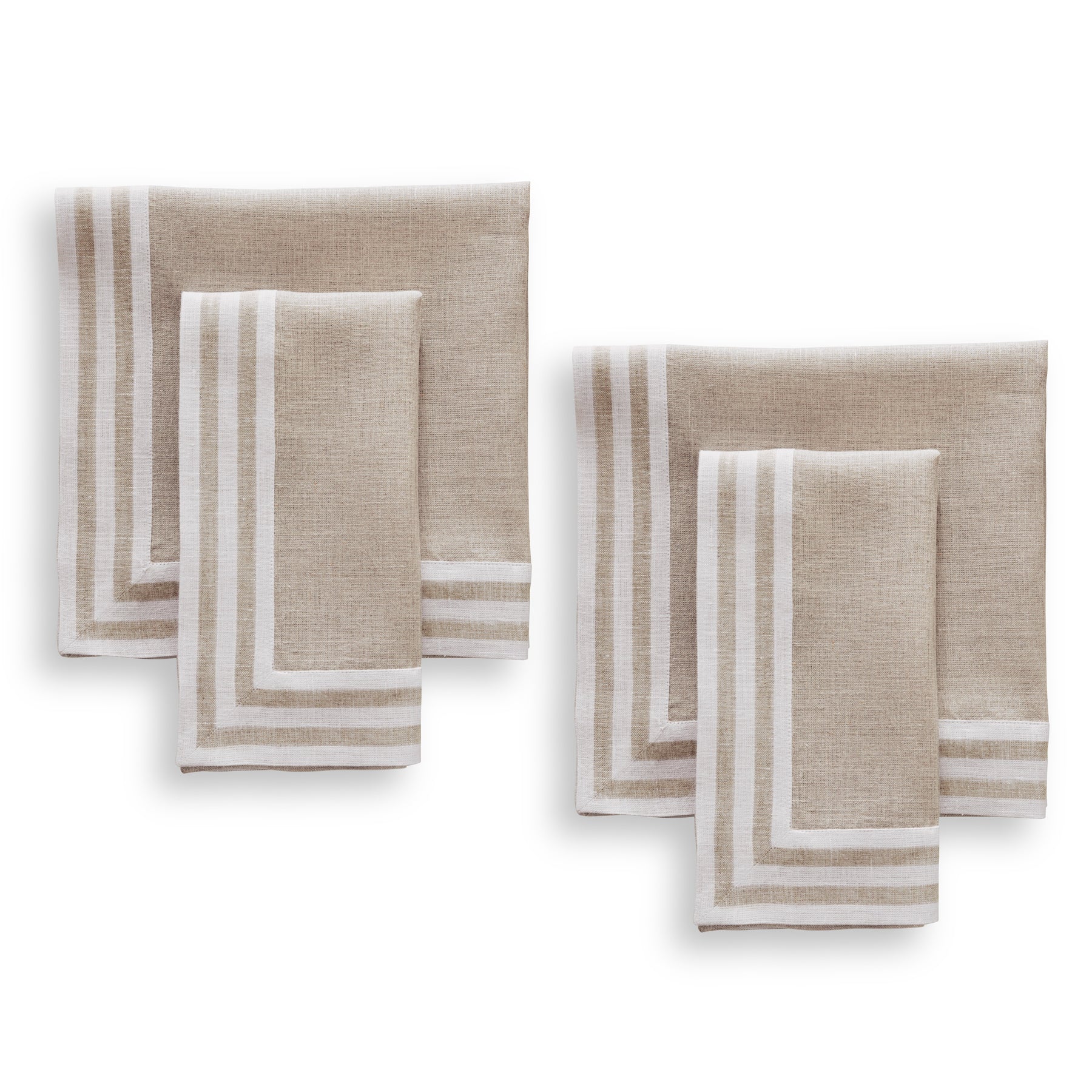 Premium Mila Napkins Set of 4 - Soft & Absorbent Cotton Table Napkins for Dinner Parties, Weddings & Everyday Use