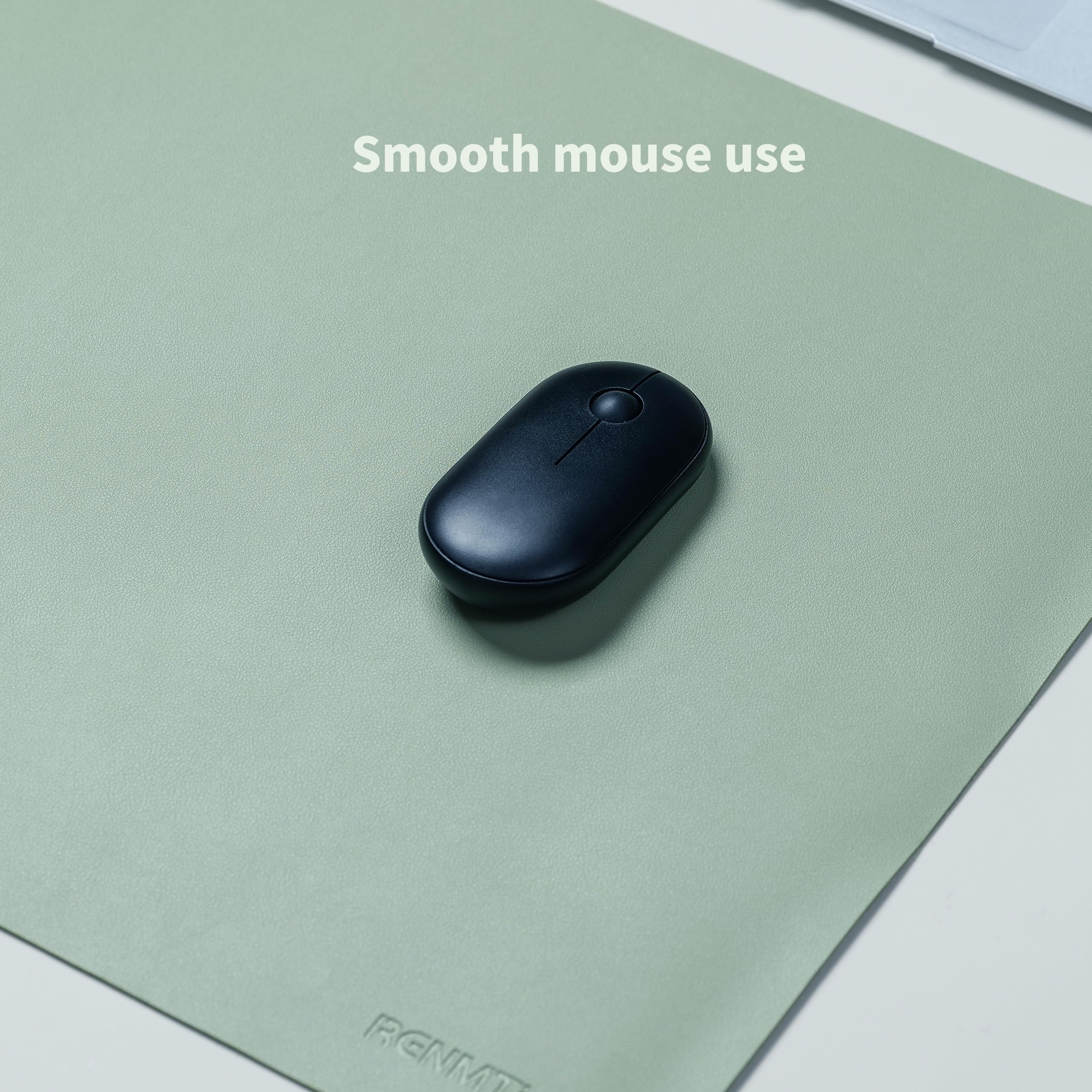 Premium PU Leather Mouse Pad - Non-Slip Desk Mat for Gaming & Office (32