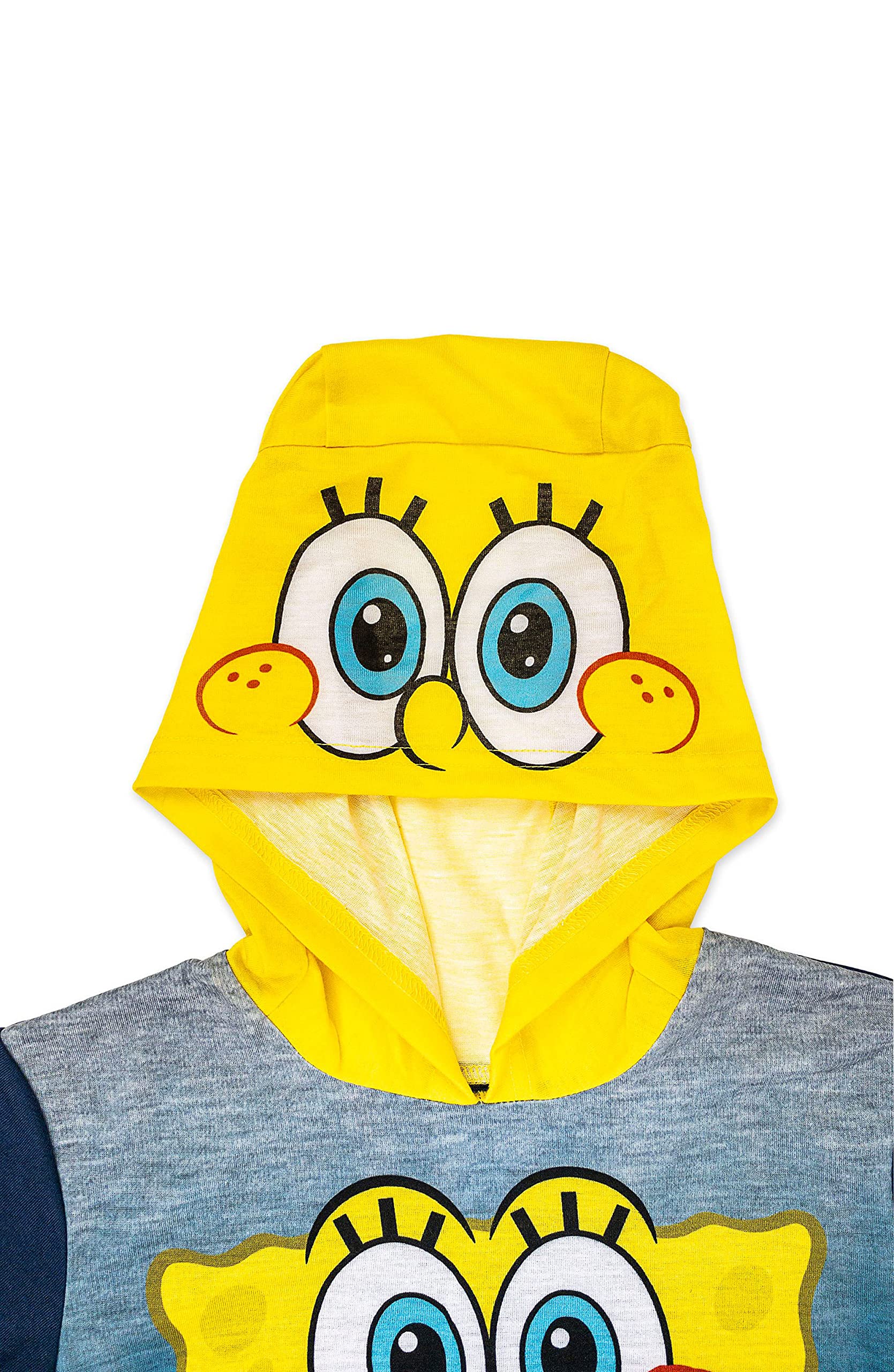 Spongebob Squarepants Boys' Pajama Set - Blue Sleepwear for Kids Age 8-9 Years | Soft & Comfortable Cartoon Pajamas for Bedtime & Lounging