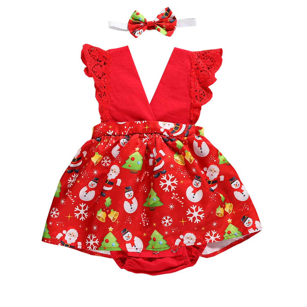 Sunflower Romper Dress for Baby Girls - Lace Sleeveless Bodysuit Jumpsuit with Headband | Newborn Summer Outfit for Photoshoots, Parties & Outdoor Play
