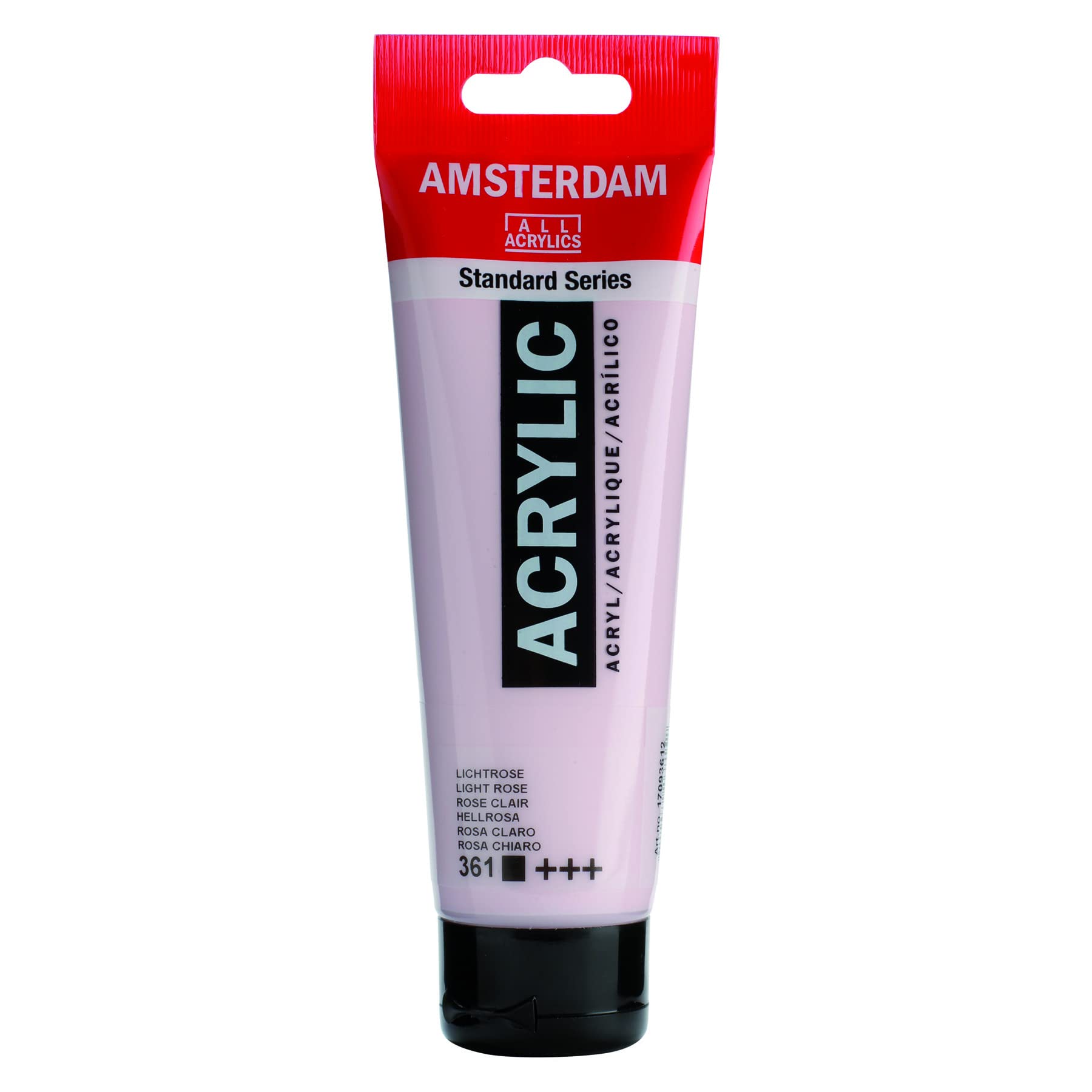 Amsterdam Acrylic Paint 4.1oz Tube - Light Rose | Professional Artist Quality Acrylics for Canvas Painting, DIY Crafts & Home Decor