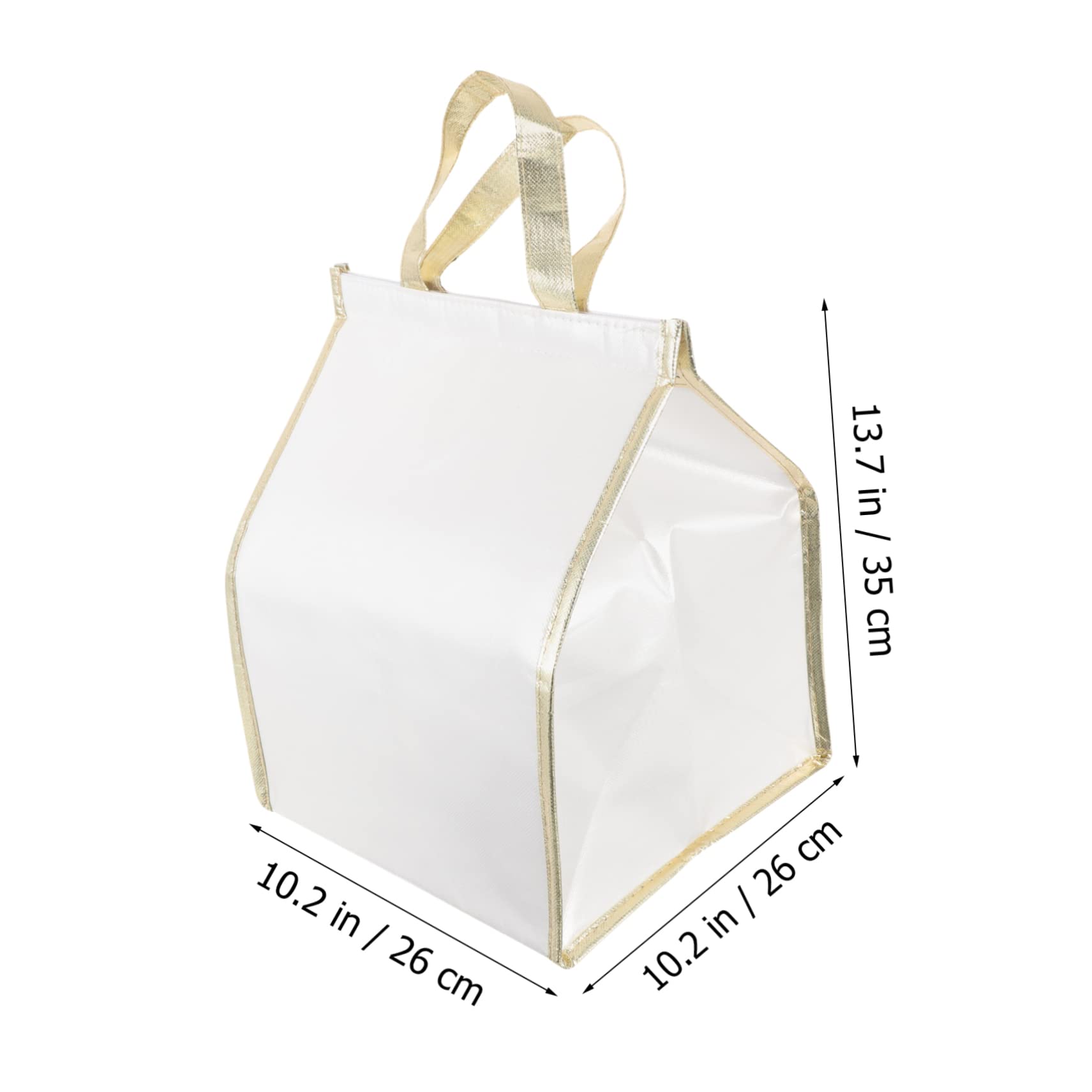 Abaodam Insulated Grocery Shopping Bags - Reusable Cooler Tote for Food, Drinks & Picnic - Portable Cake Carrier & Stand for Parties, BBQs & Outdoor Events
