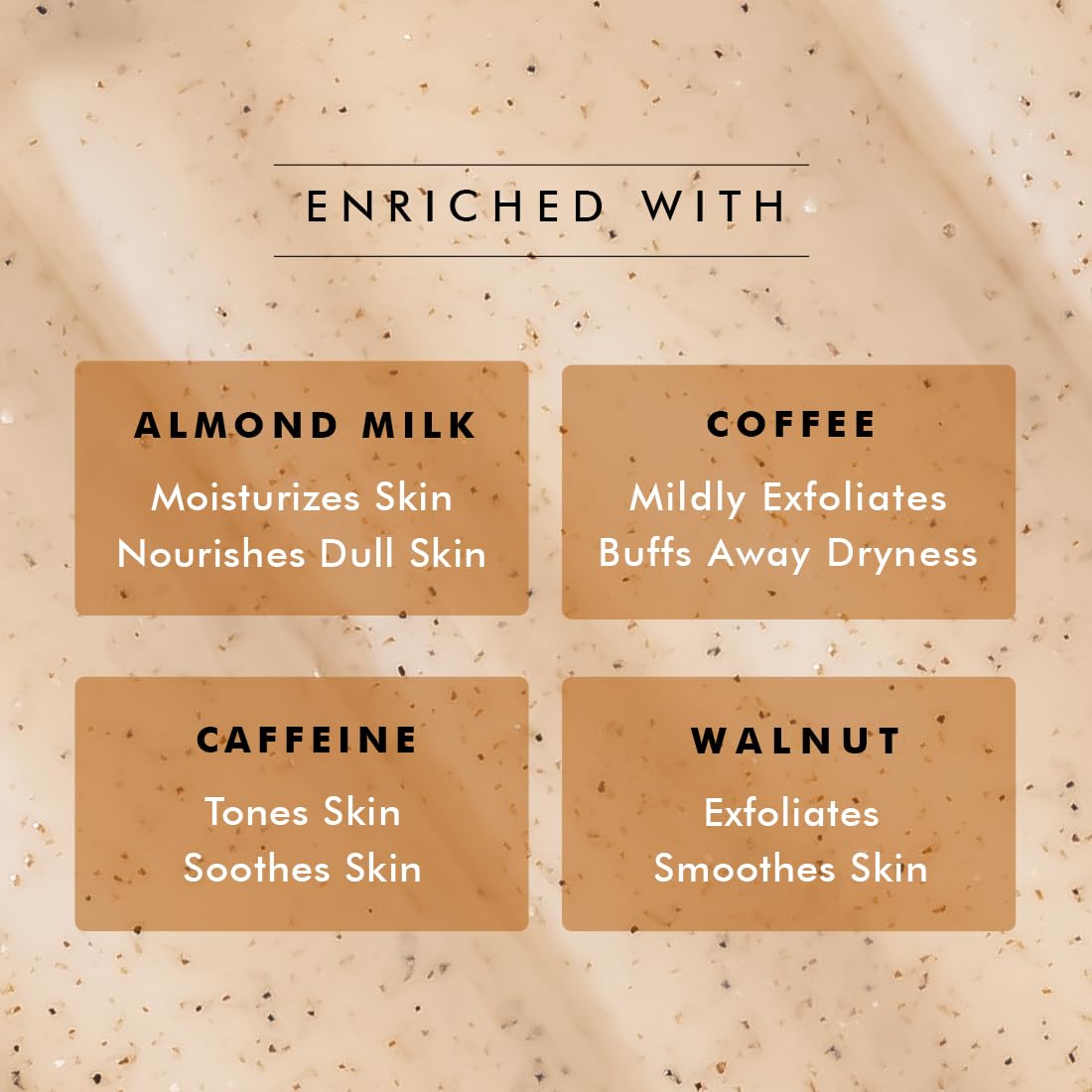 mCaffeine Cappuccino Coffee Body Wash - Energizing & Exfoliating Shower Gel for Smooth Skin - Perfect for Morning Showers & Post-Workout Refreshment