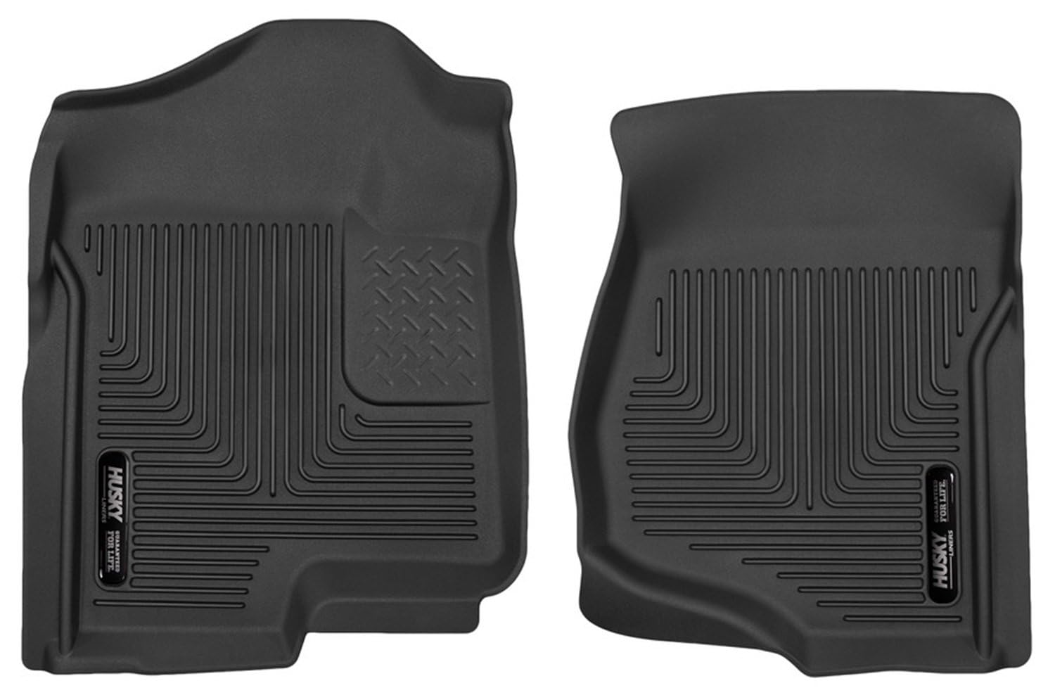 Husky Liners X-act Contour Custom Fit Floor Mats for 2020-2025 Mercedes-Benz GLE450 GLS450 GLE63 AMG S & 2022-2025 GLE350 - Premium Black Front Row 2-Piece Set (50981) - All-Weather Protection for SUVs & Luxury Vehicles