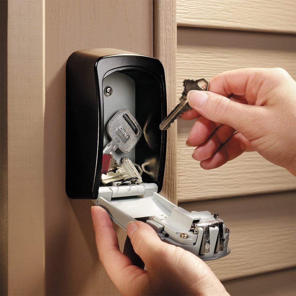 Resettable Key Storage Lock - Secure 5 Keys Holder for Home, Office & Travel | Durable & Easy to Use