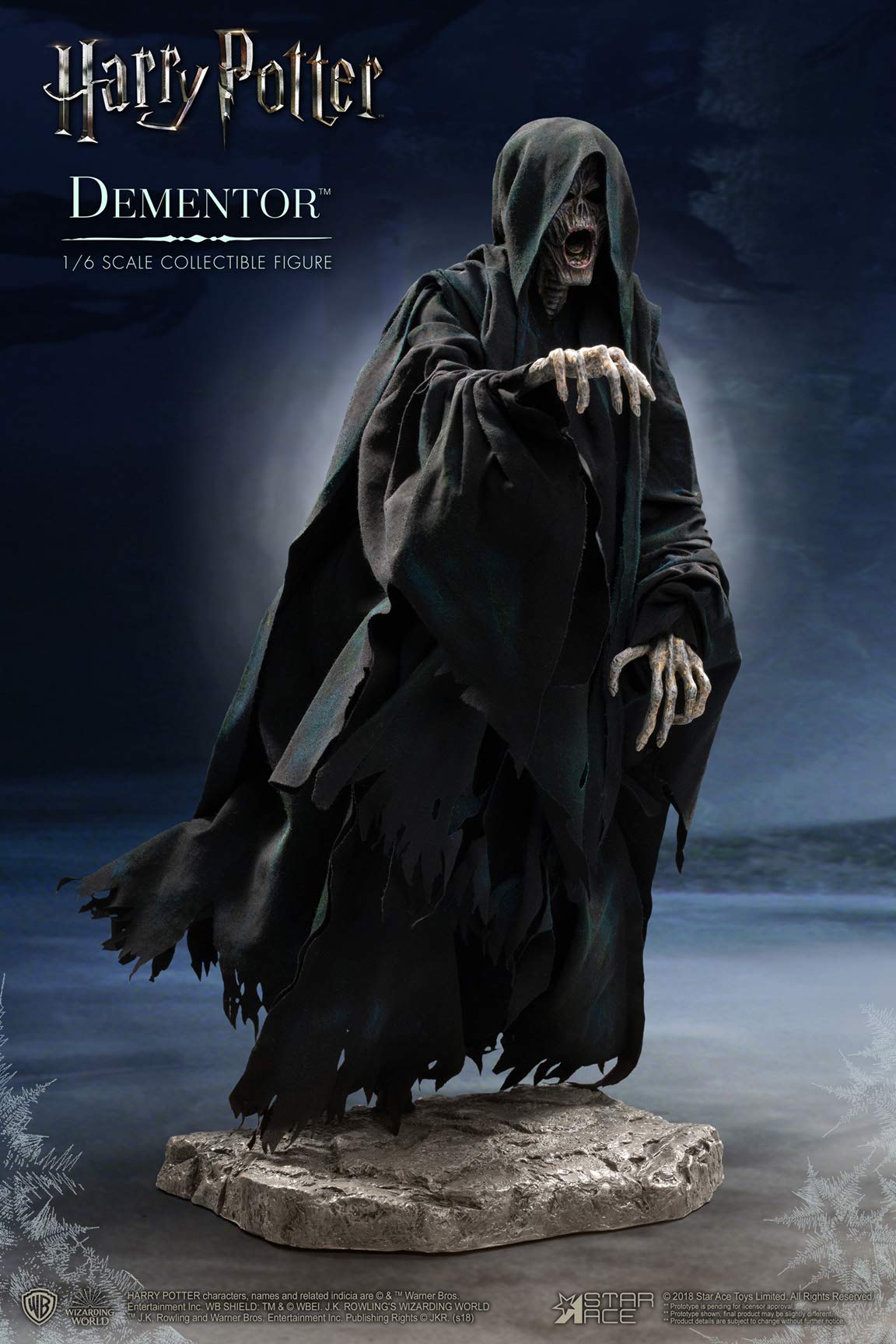 Star Ace Toys Harry Potter & The Prisoner of Azkaban: Dementor Deluxe 1:6 Scale Collectible Action Figure with Detailed Sculpt & Articulation (SA0066) - Perfect for Movie Fans, Display & Fantasy Collections