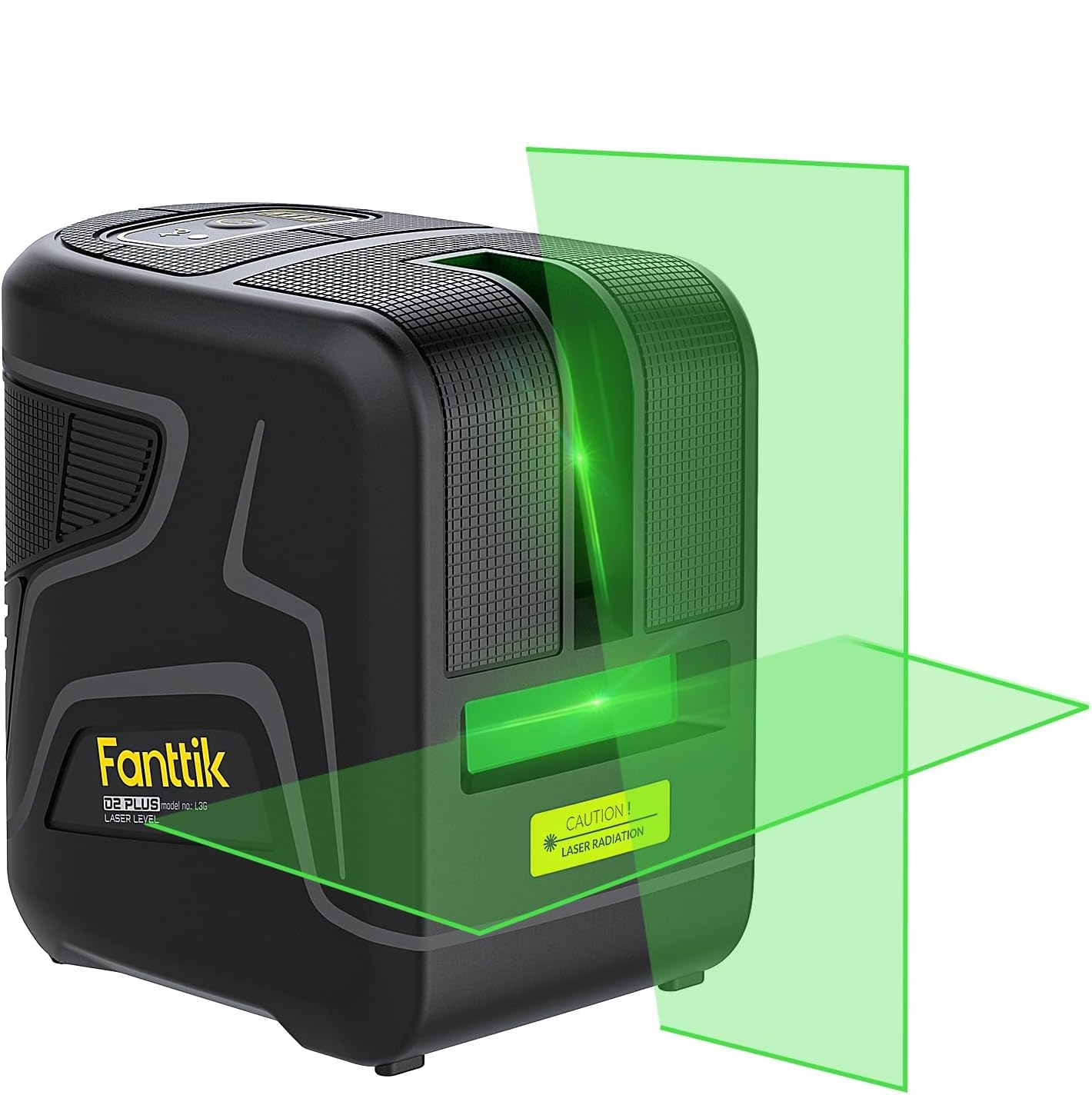 Fanttik D2 PLUS Laser Level - 100ft Green Cross Line, 130° Vertical Beam, Self-Leveling, 2600mAh USB-C Rechargeable, Pulse Mode, 360° Magnetic Base - Perfect for Construction, Renovation & DIY Projects