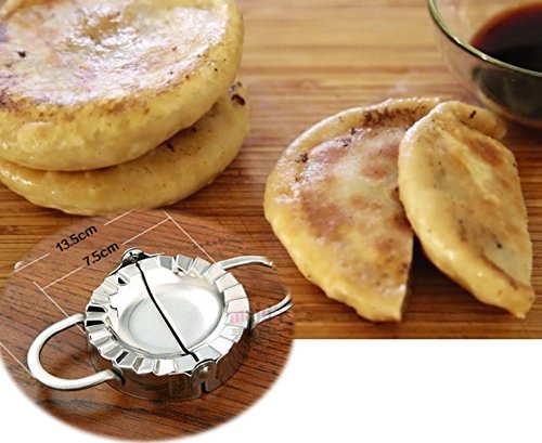 Stainless Steel Dumpling Maker Machine - Dough Press for Ravioli, Pierogi & More | Perfect for Home Cooking, Restaurants & Meal Prep