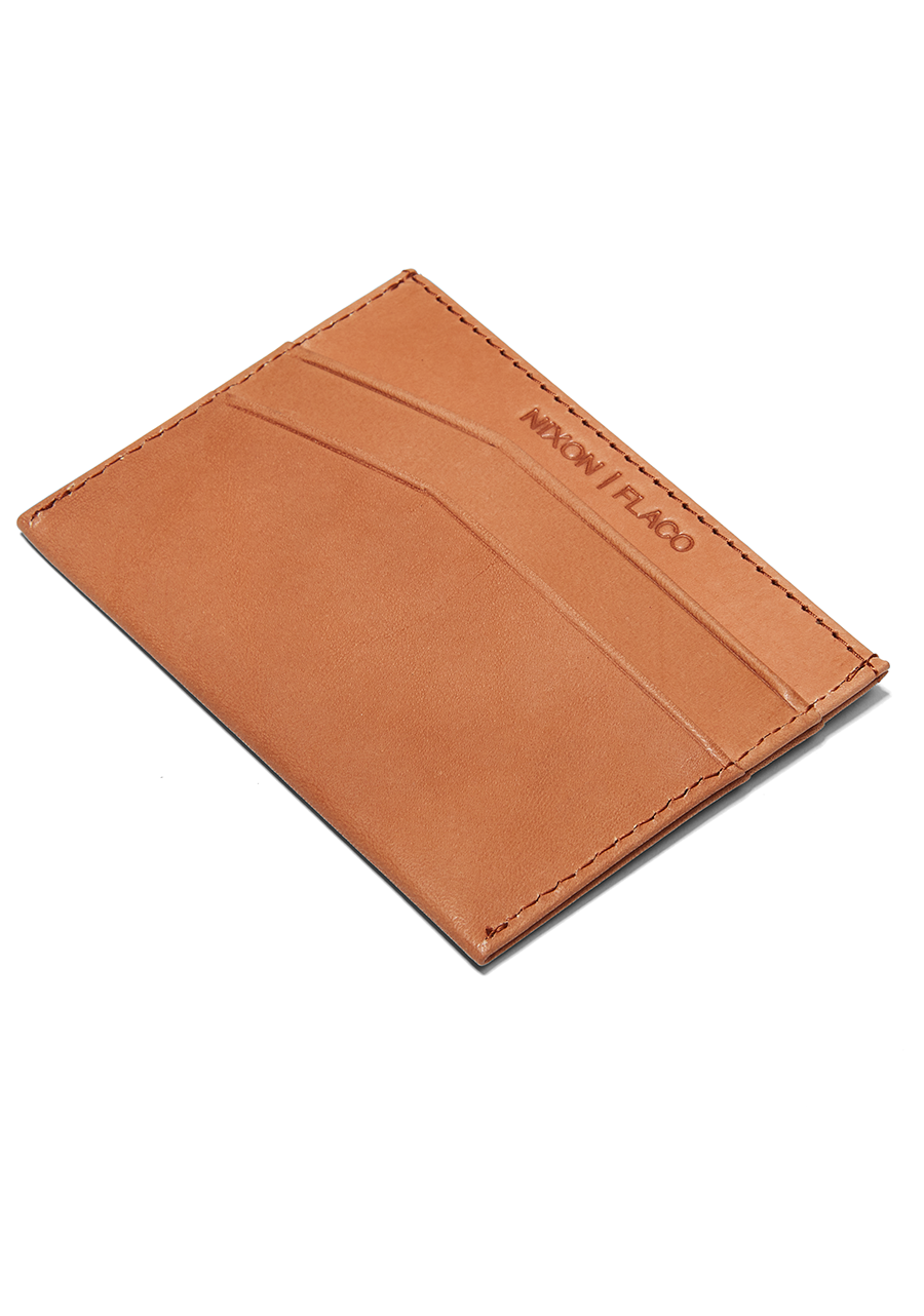 Premium Genuine Leather Card Wallet for Men & Women - Slim RFID Blocking Minimalist Wallet - Perfect for Travel, Business & Everyday Use (Tan)