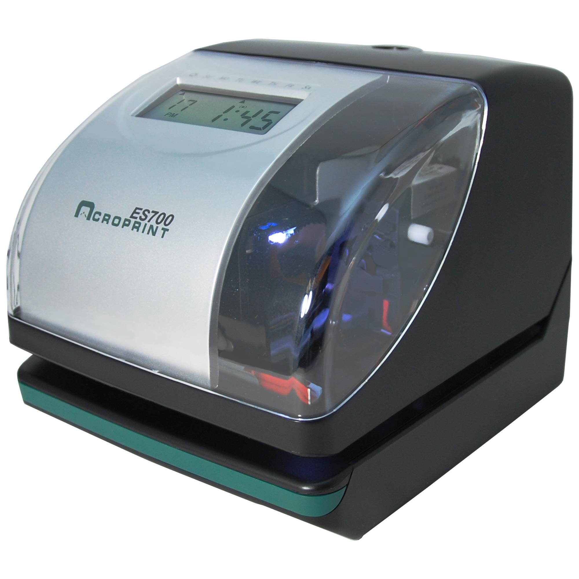 Acroprint ES700 Electronic Time Recorder with Battery Backup - 12/24 Hour Format, Left/Right-Hand Card Slot - Perfect for Offices, Schools & Small Businesses (Model 01-0182-000)