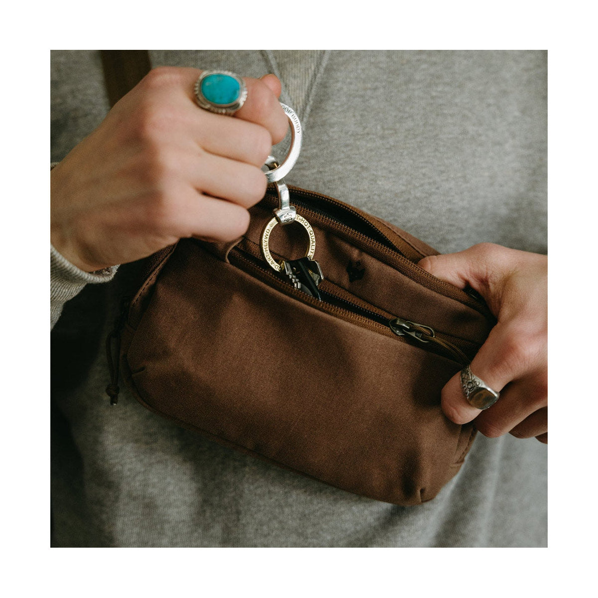 Clever Supply Sidekick Belt Bag (Tan) - Stylish & Functional Waist Pack for Travel, Hiking, and Everyday Use