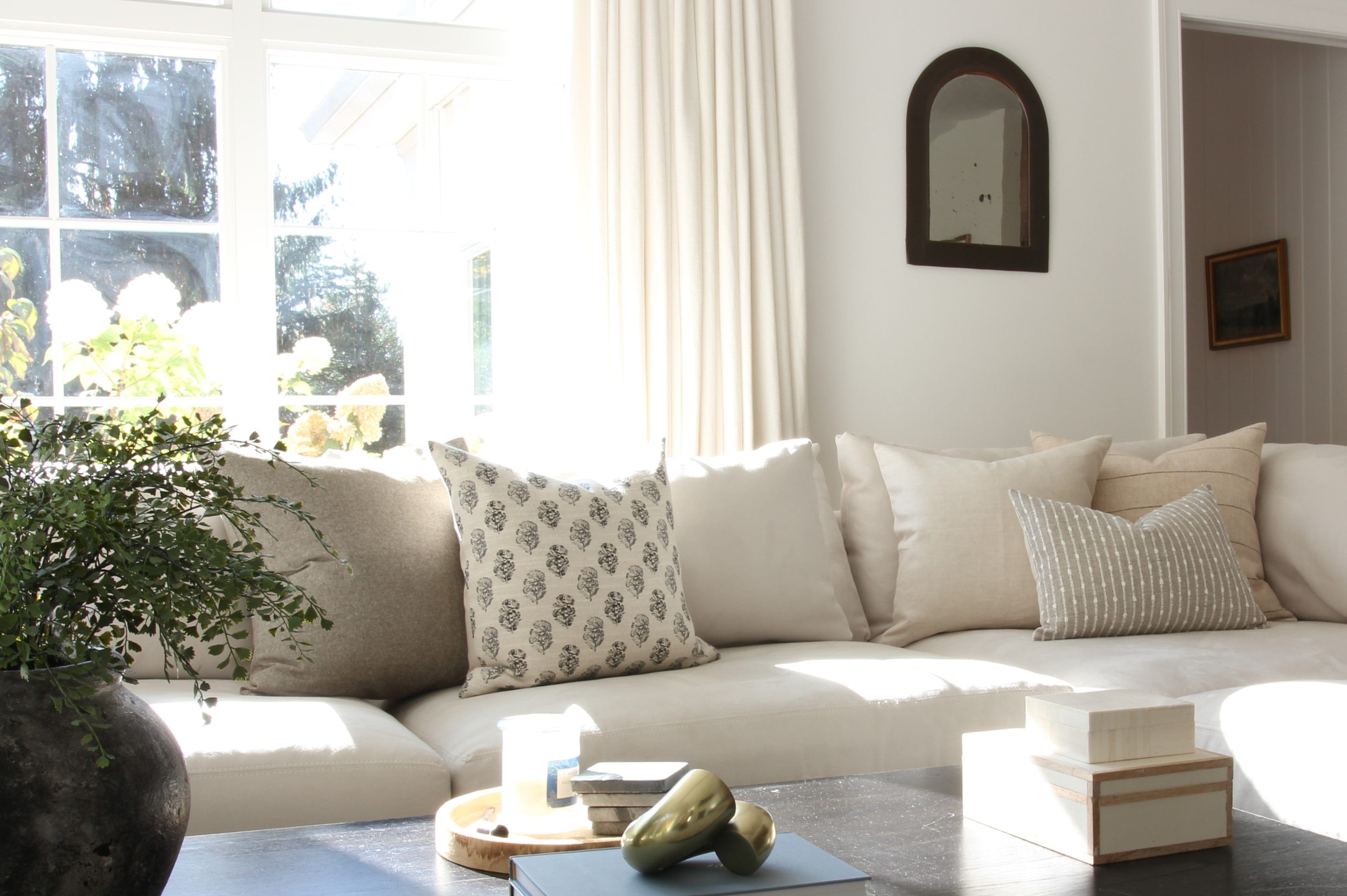 Premium Sela Sofa Pillow Set of 5 - Soft Decorative Throw Cushions for Living Room, Bedroom & Outdoor Furniture - Perfect for Home Decor, Comfort & Style