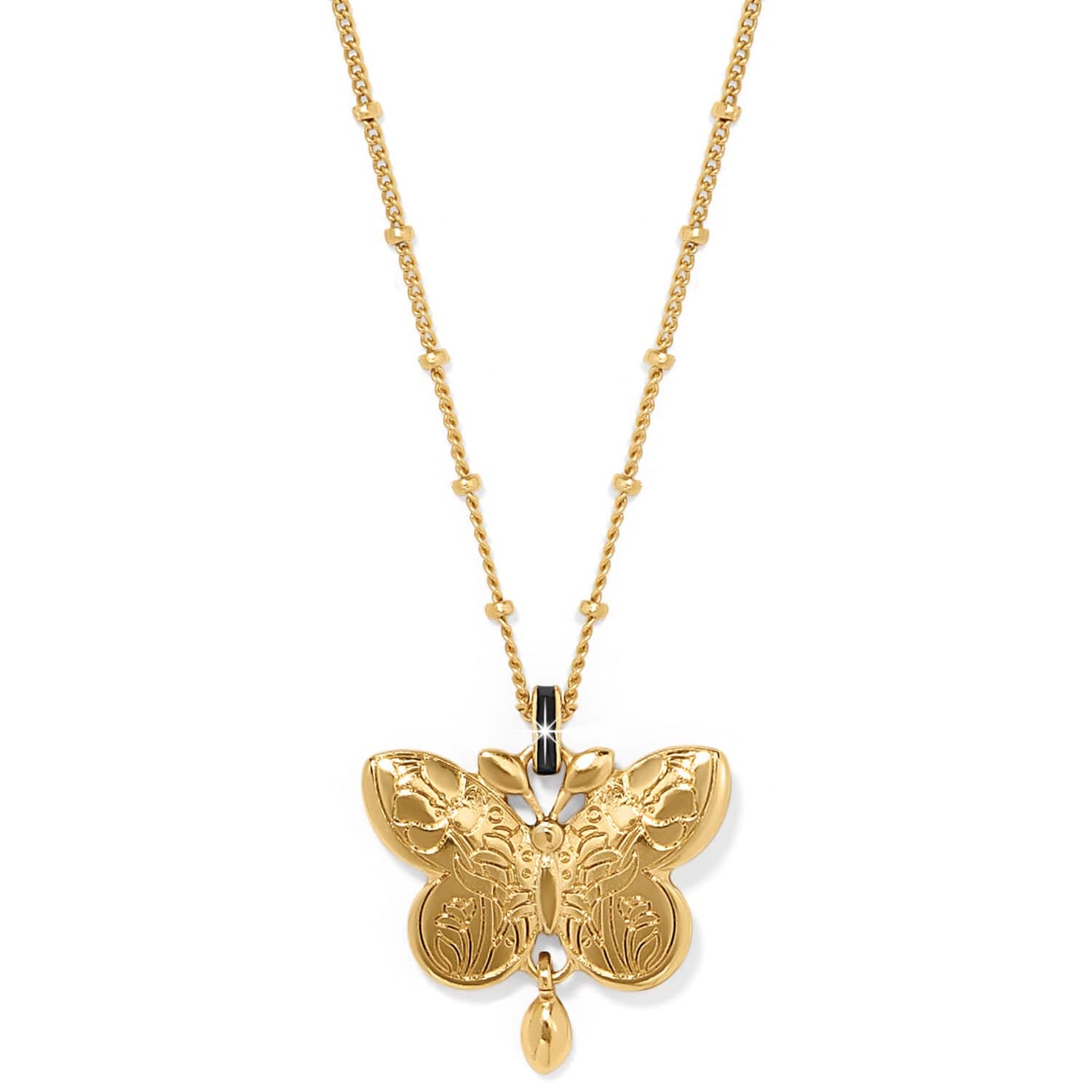 Botanique Butterfly Pendant Necklace for Women - Elegant Floral Jewelry Gift for Her - Perfect for Valentine's Day, Anniversary & Special Occasions