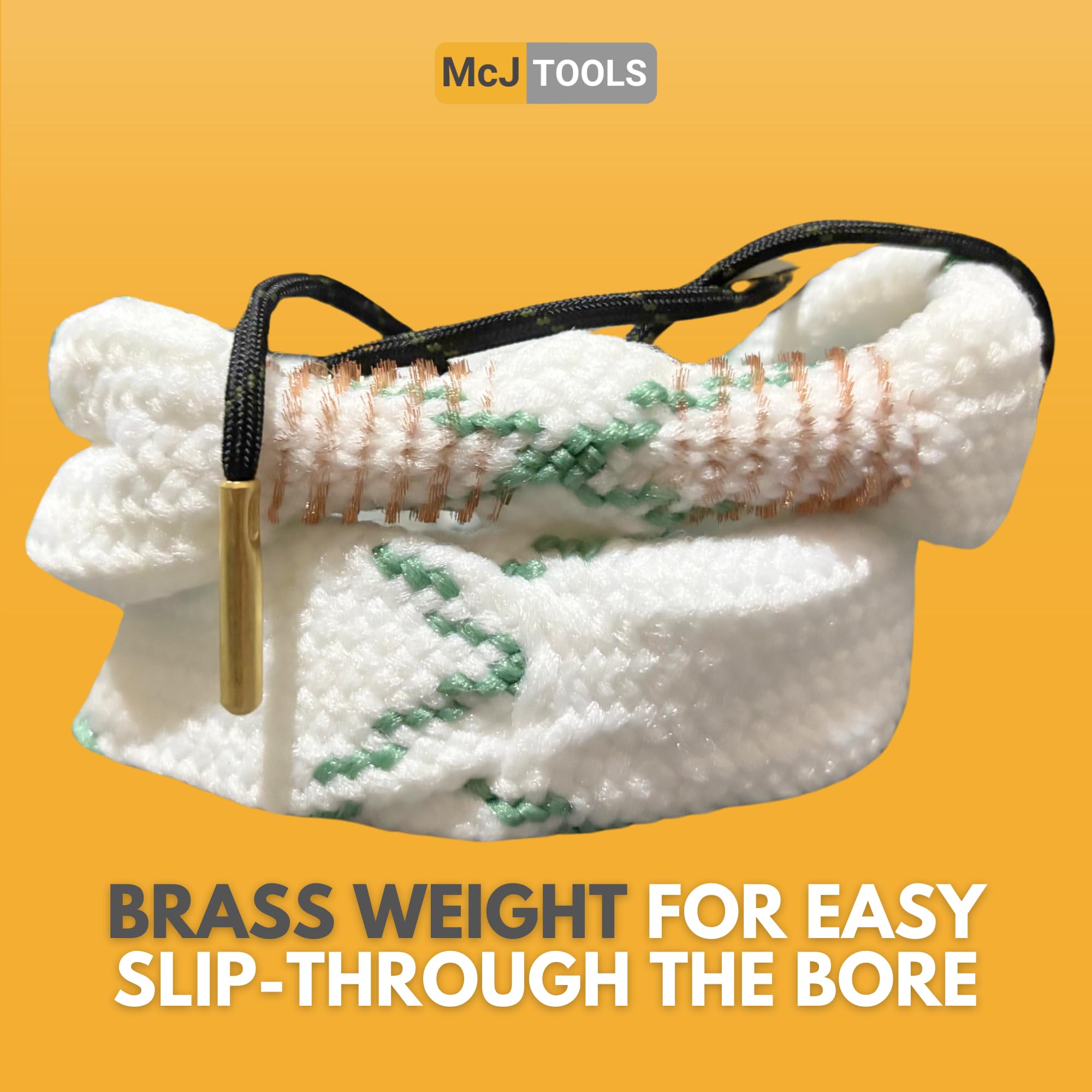 12 Gauge Bore Cleaning Snake Rope - 2 Pack for Gun Maintenance