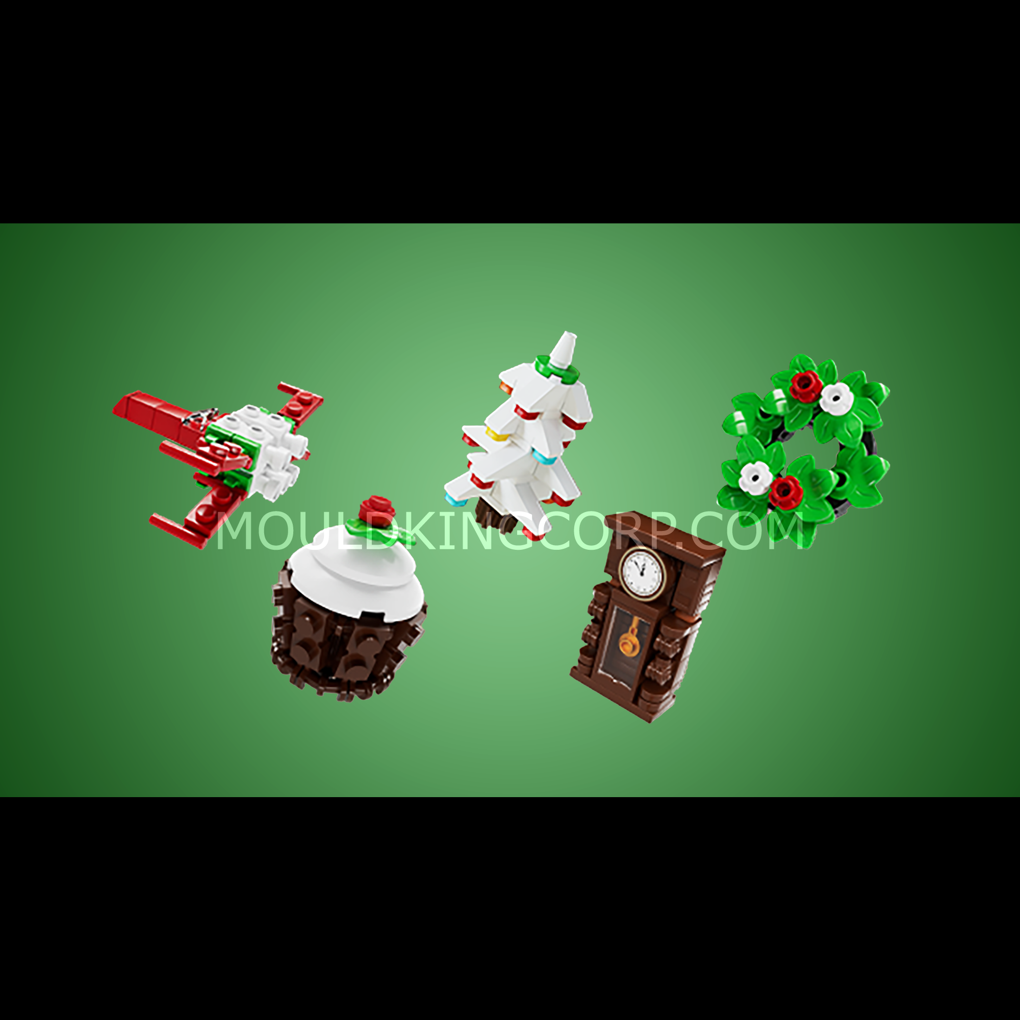 Mould King 10165 Christmas Advent Calendar Building Set - 725 Piece Holiday Countdown Brick Set for Kids & Adults | Perfect for Christmas Decorations, Gift Giving & Family Activities