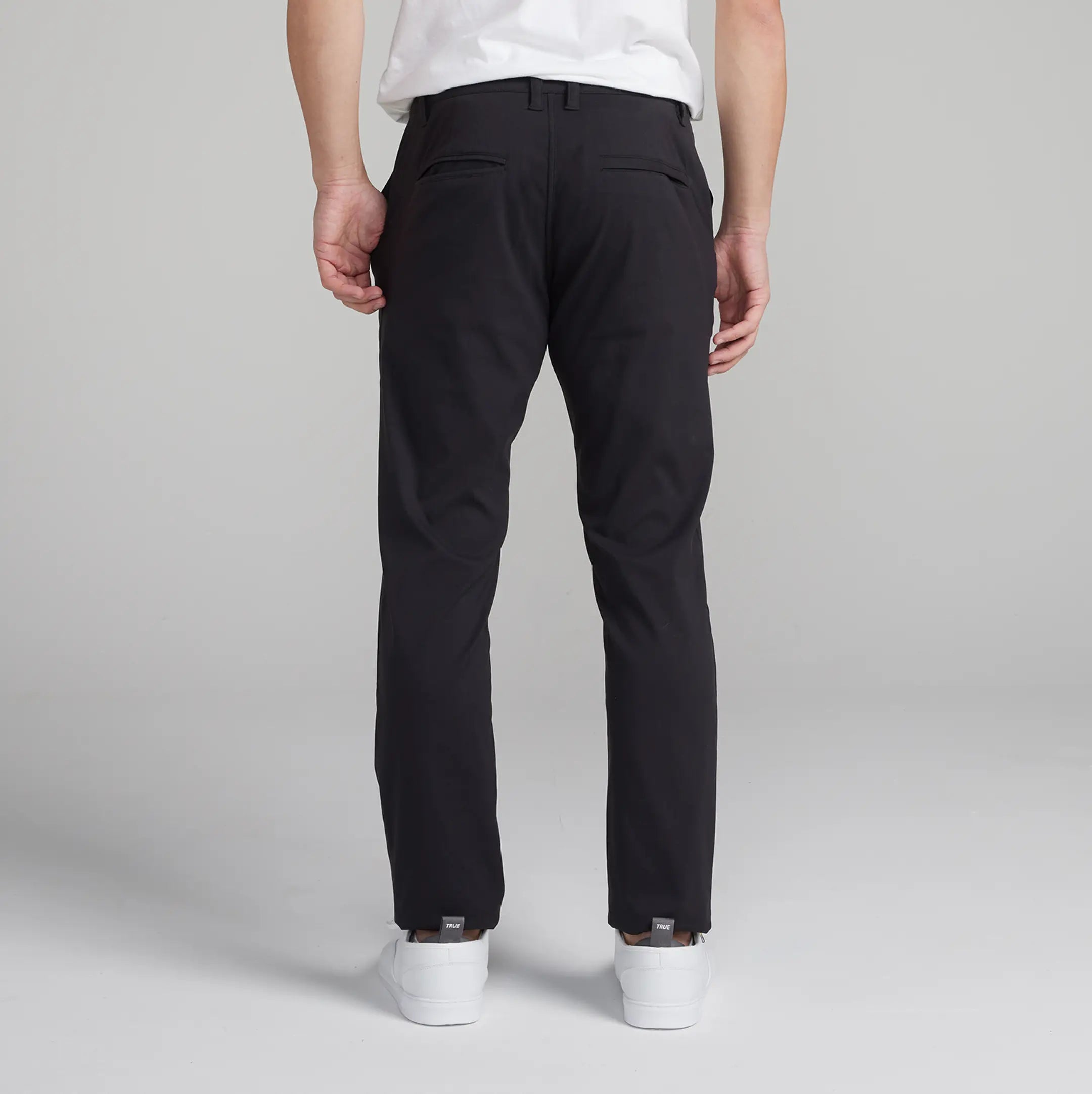 TRUE All Day Chino Pants for Men - Comfortable Stretch Work Pants with Wrinkle-Resistant Fabric - Perfect for Office, Business Casual & Travel
