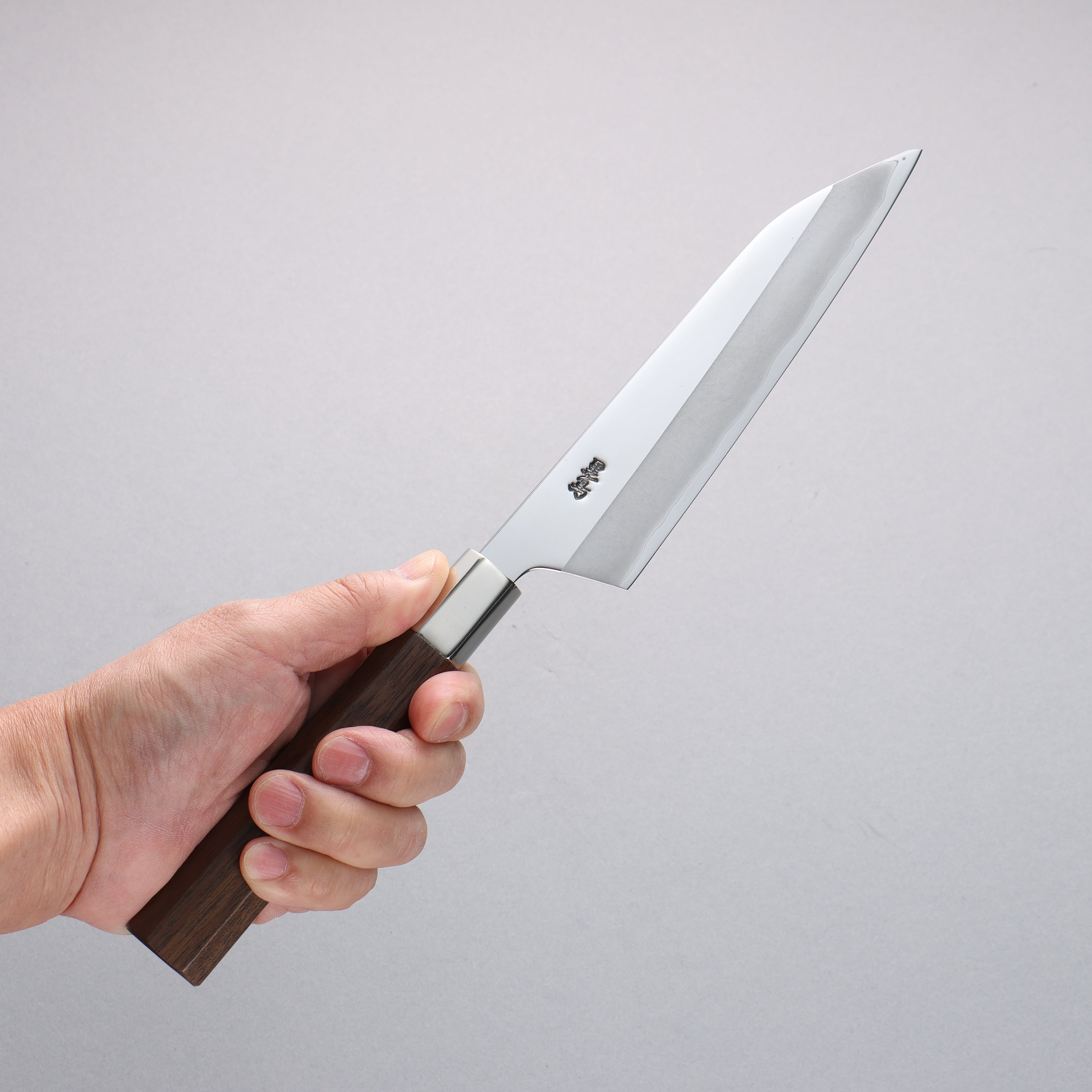 Premium Kurotori Silver Steel No.3 Migaki Finished 150mm Petty Utility Knife with Walnut Handle - Perfect for Slicing Fruits, Vegetables & Small Ingredients in Professional & Home Kitchens