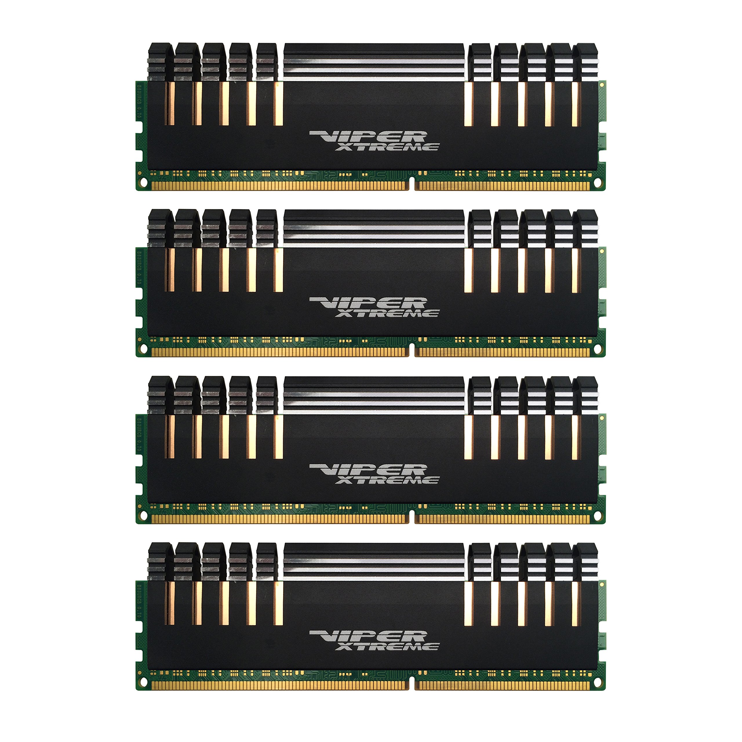 PATRIOT DDR4 32GB (8GB x4) 2400MHz PC4-19200 Desktop Memory Kit - High Performance RAM for Gaming PCs, Workstations & Content Creation