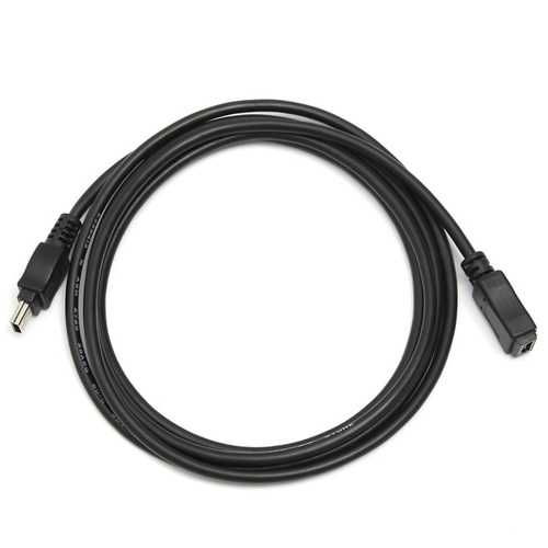 1.5m Mini USB B 5-Pin Male to Female Extension Cable - High Speed Data Transfer for Cameras, Printers & Audio Devices - Perfect for Home Office & Studio Setups