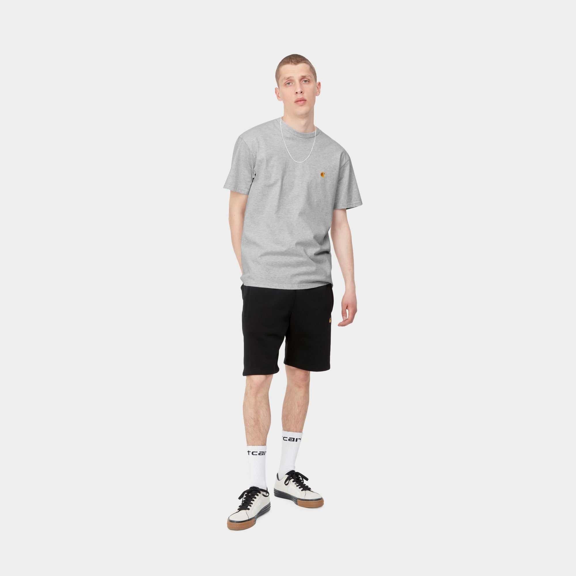 Chase T-Shirt for Men & Women | Soft Cotton Ash Heather Tee | Casual Everyday Wear & Street Style Outfits