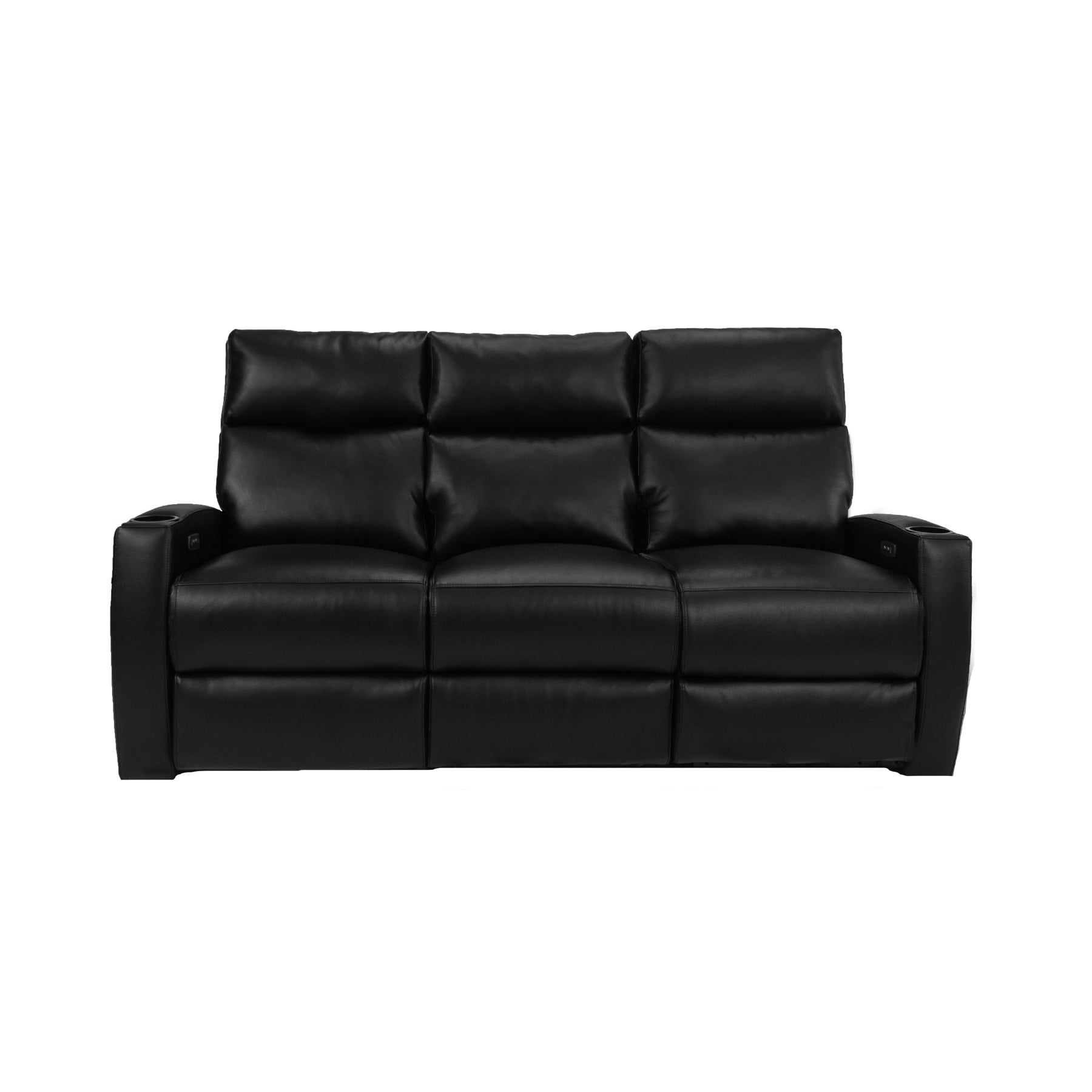 RowOne Galaxy II Recliner Theater Seating - Premium Home Cinema Sofa with Cup Holders & USB Charging | Perfect for Movie Nights & Gaming Setup