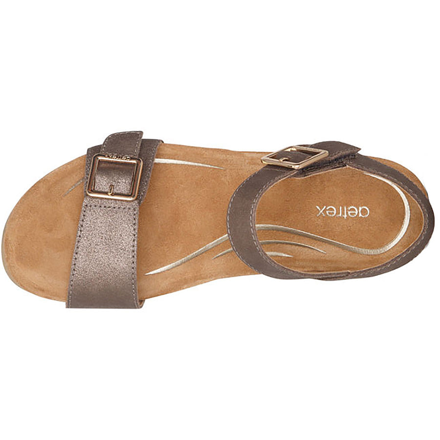 Aetrex Lexa Wedge Women's Comfort Sandals - Arch Support & Cushioning for All-Day Wear | Perfect for Walking, Travel & Casual Outfits