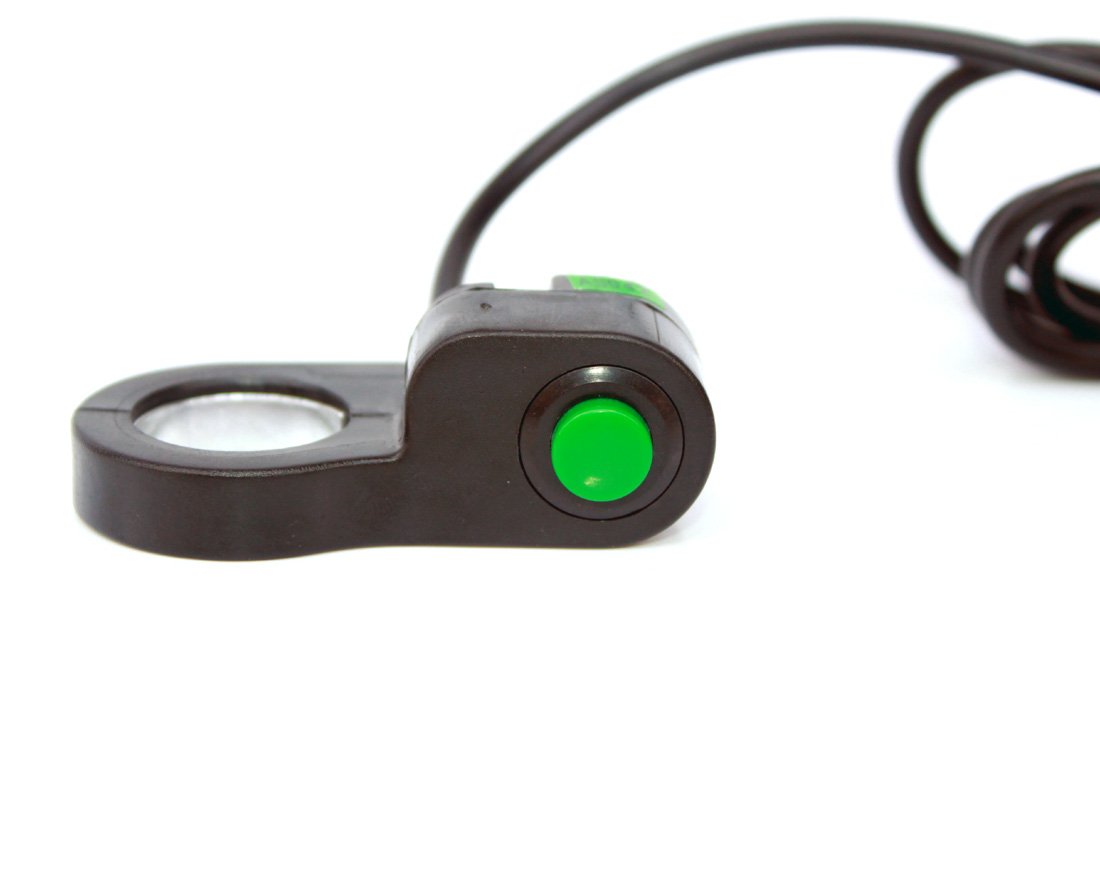 L-faster Electric Bike Dual Horn Switch - Wuxing Multifunction Button for E-Bike & Scooter - Cruise Control, Brake Button - Perfect for Commuting & Urban Riding
