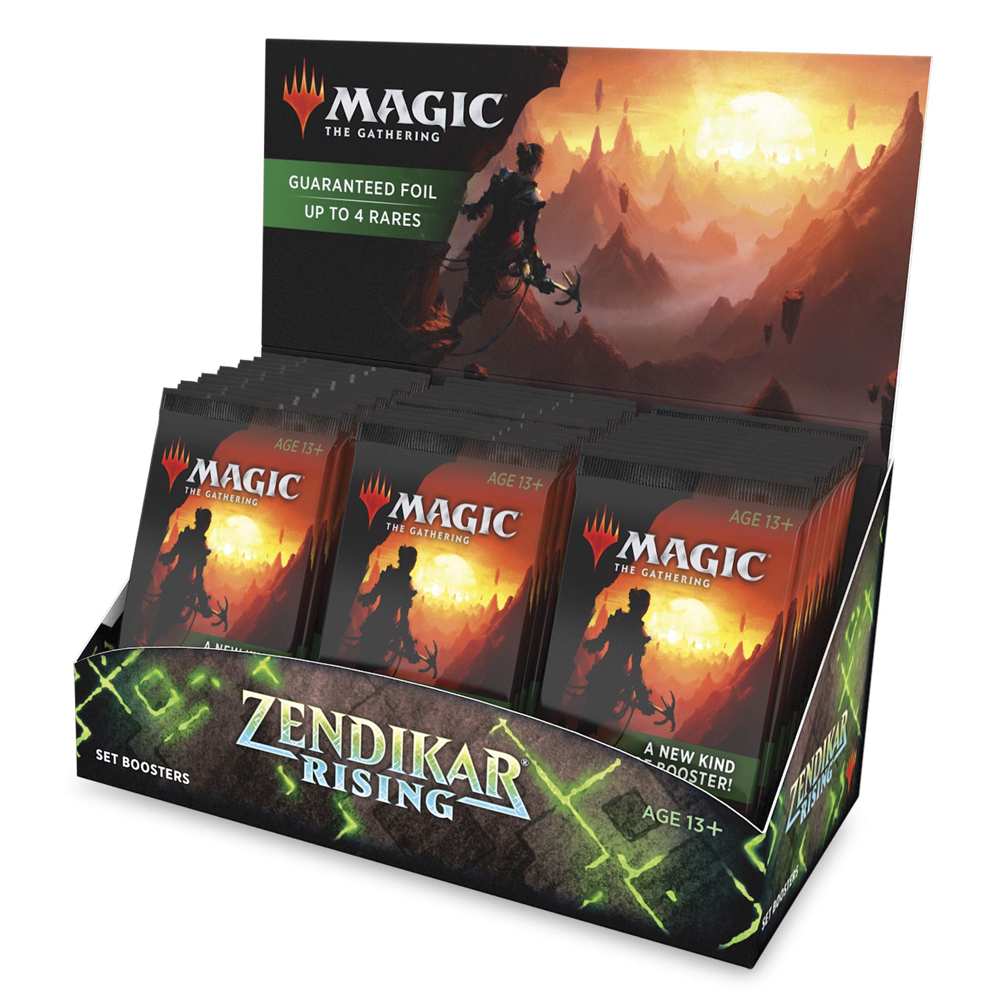 Magic: The Gathering Zendikar Rising Set Booster Box - 30 Packs (360 Cards) + 1 Box Topper | Foil Cards in Every Pack | Collectible Trading Cards for Game Nights & Tournaments