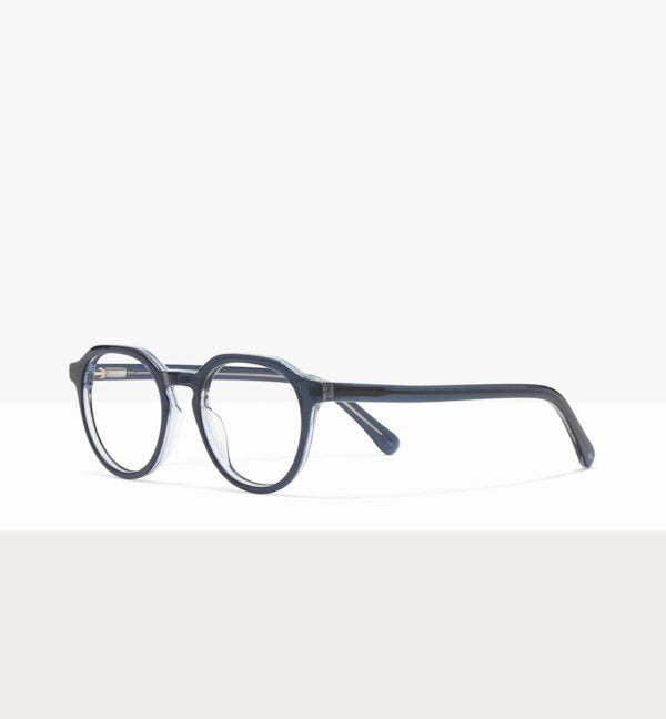Stylish Wesley Eyeglasses for Men & Women - Trendy Lightweight Frame with UV Protection - Perfect for Reading, Driving & Daily Wear