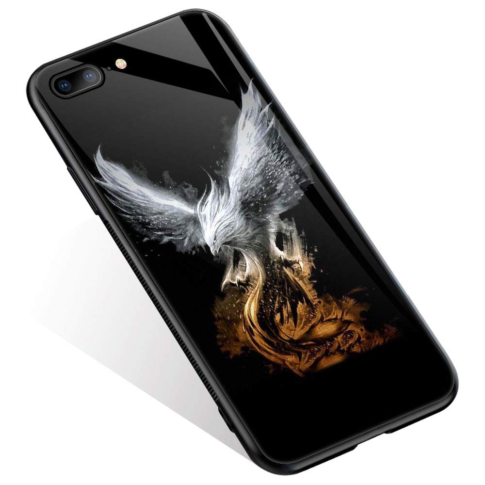 **Premium iPhone 8/7/SE 2020 Case - Shockproof Silicone TPU Bumper & Tempered Glass Back Cover with 866 Animation Movie Design | Perfect for Daily Protection, Travel & Outdoor Activities**