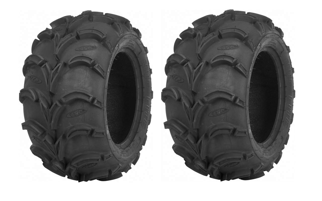 ITP Mud Lite ATV Tires 25x10x12 - Rear Tires for 2002 Arctic Cat 375 - All-Terrain Off-Road Tires for Mud, Sand & Trail Riding - Perfect for Hunting, Farm Work & Outdoor Adventures