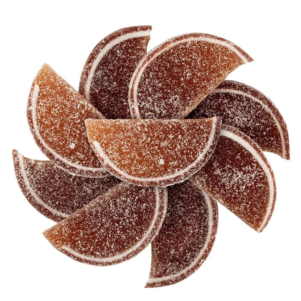 NY Spice Shop Root Beer Flavored Fruit Slices Jelly Candy - 8oz Bulk Old Fashioned Gummy Candy - Sweet Treats for Parties, Movie Nights & Gift Baskets