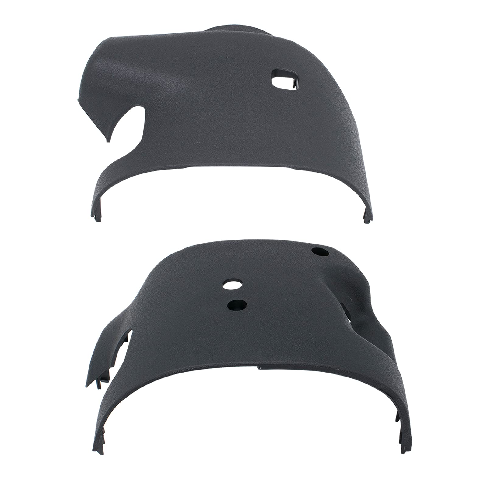 NHILES Ebony Steering Column Trim Cover Kit - Compatible with 2000-2005 Chevy Silverado, GMC Sierra, Tahoe & Suburban - Replaces OEM 26078127/26072993 - Upgrade Your Truck Interior with Durable Replacement Part for Enhanced Driving Comfort