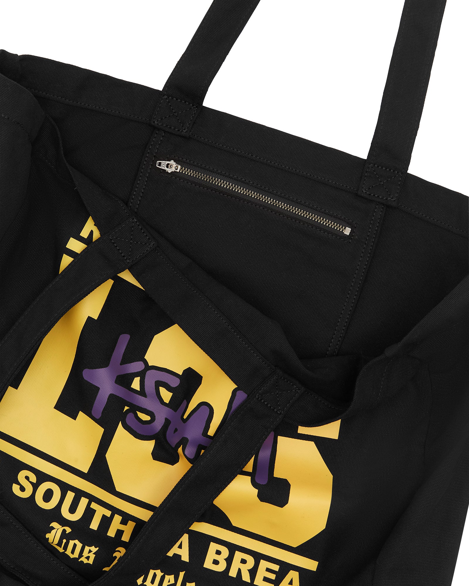 LA AND THE STREETS Premium Black Tote Bag - Stylish & Durable Shopping Bag for Women, Perfect for Work, Travel & Everyday Use