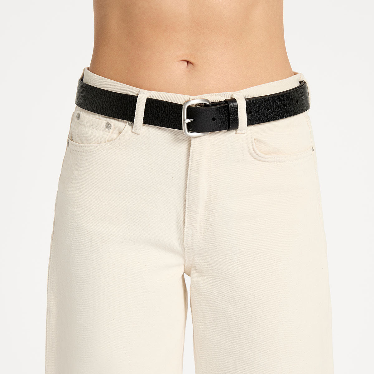 Ease Up Belt - Adjustable & Stylish Black/Silver Waist Belt for Men & Women | Perfect for Work, Travel & Everyday Comfort