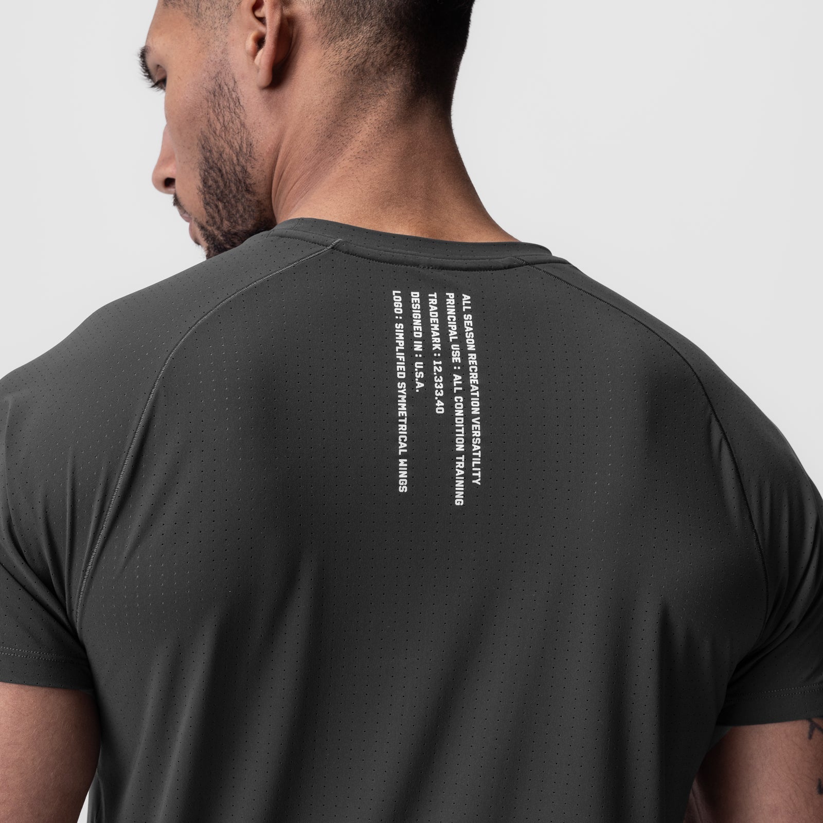 ASRV Men's Laser Vent Established T-Shirt - Breathable Workout & Gym Tee for Running, Training & Active Lifestyle