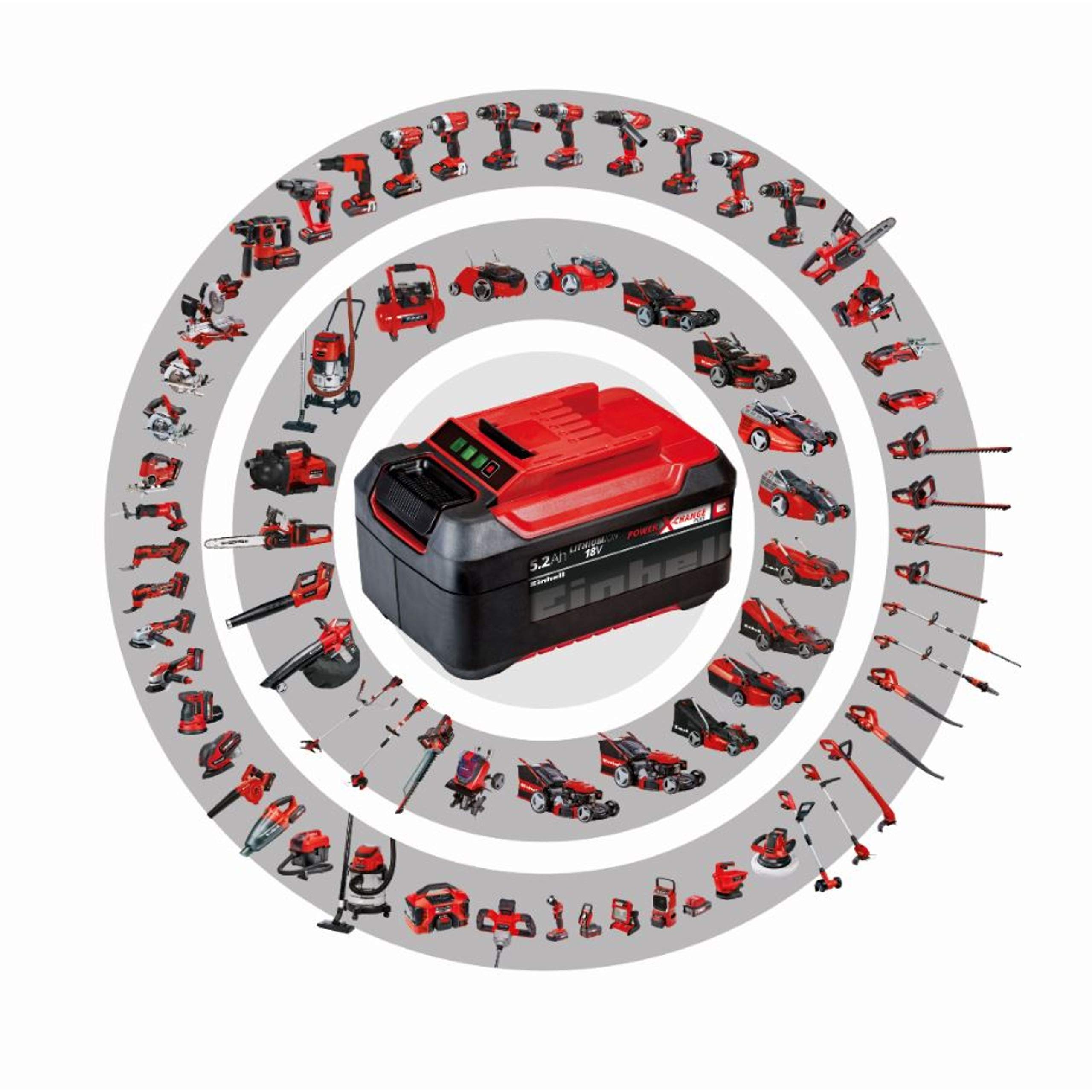 Einhell TC-VC 18V Cordless Vacuum Cleaner with Stainless Steel Tank, 3.0Ah Battery & Fast Charger - Perfect for Home, Garage, and Workshop Cleaning