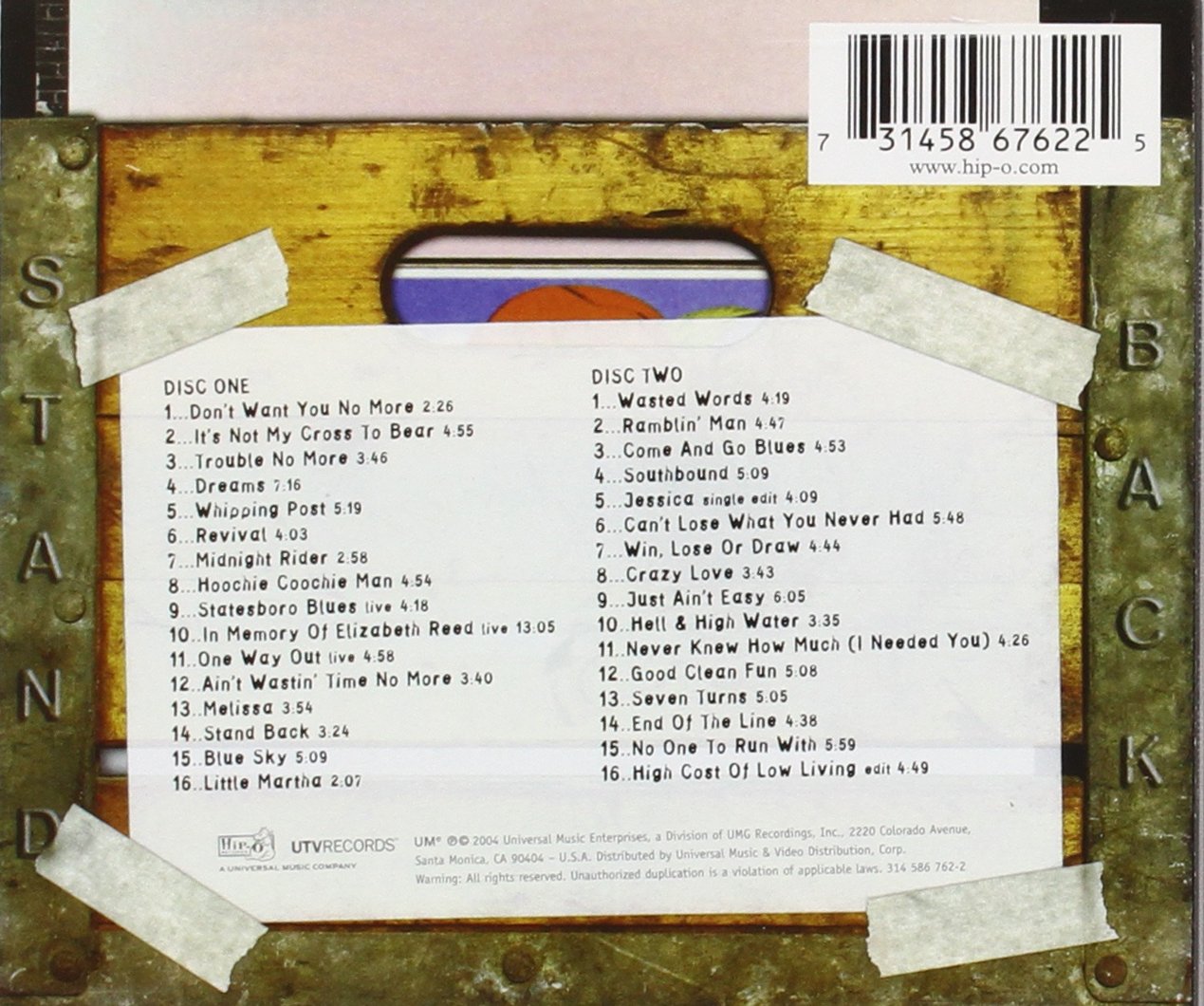 Stand Back: The Anthology - Classic Music Collection for Home, Car & Party Playback
