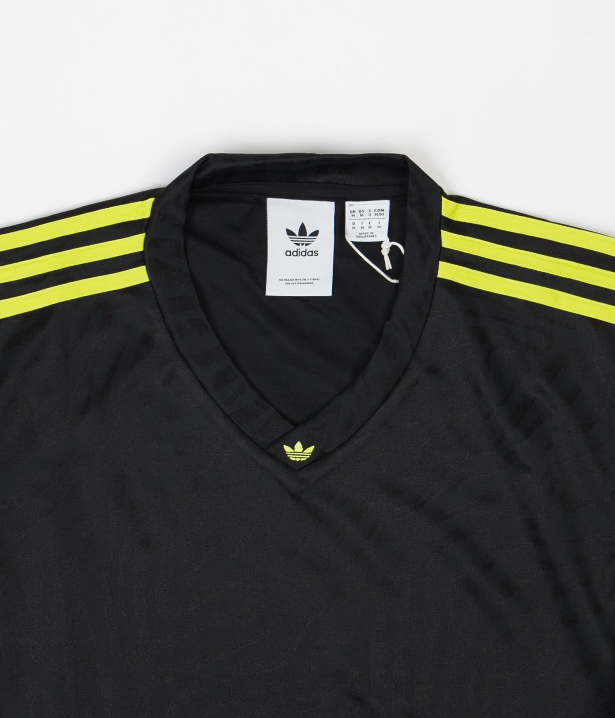 Adidas Jacquard Jersey - Black & Acid Yellow | Men's Athletic Performance Shirt for Running & Training | Lightweight & Breathable Fabric