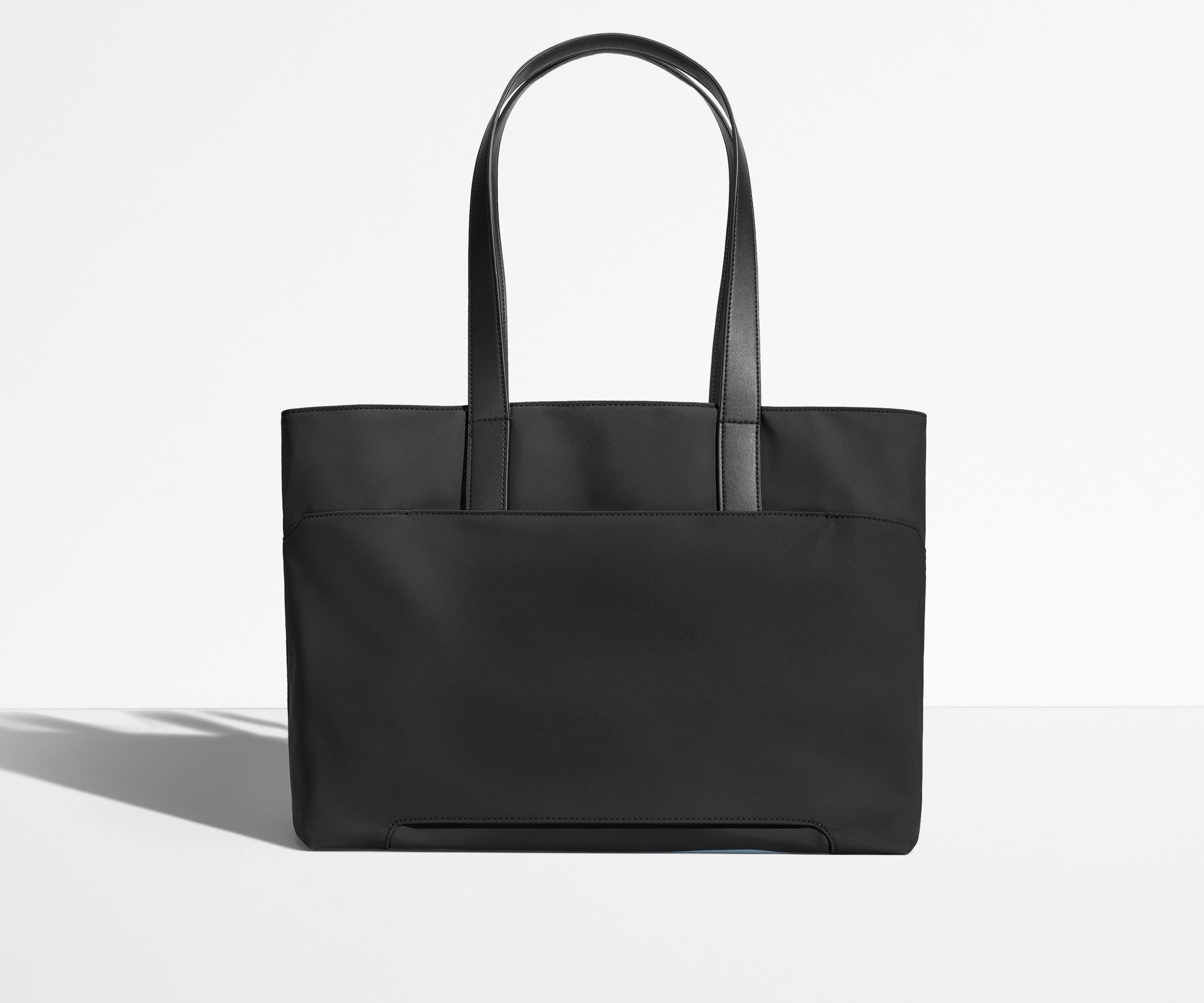Jet Black Everywhere Tote Bag - Stylish & Spacious for Work, Travel & Daily Essentials | Perfect for Office, Gym & Weekend Outings