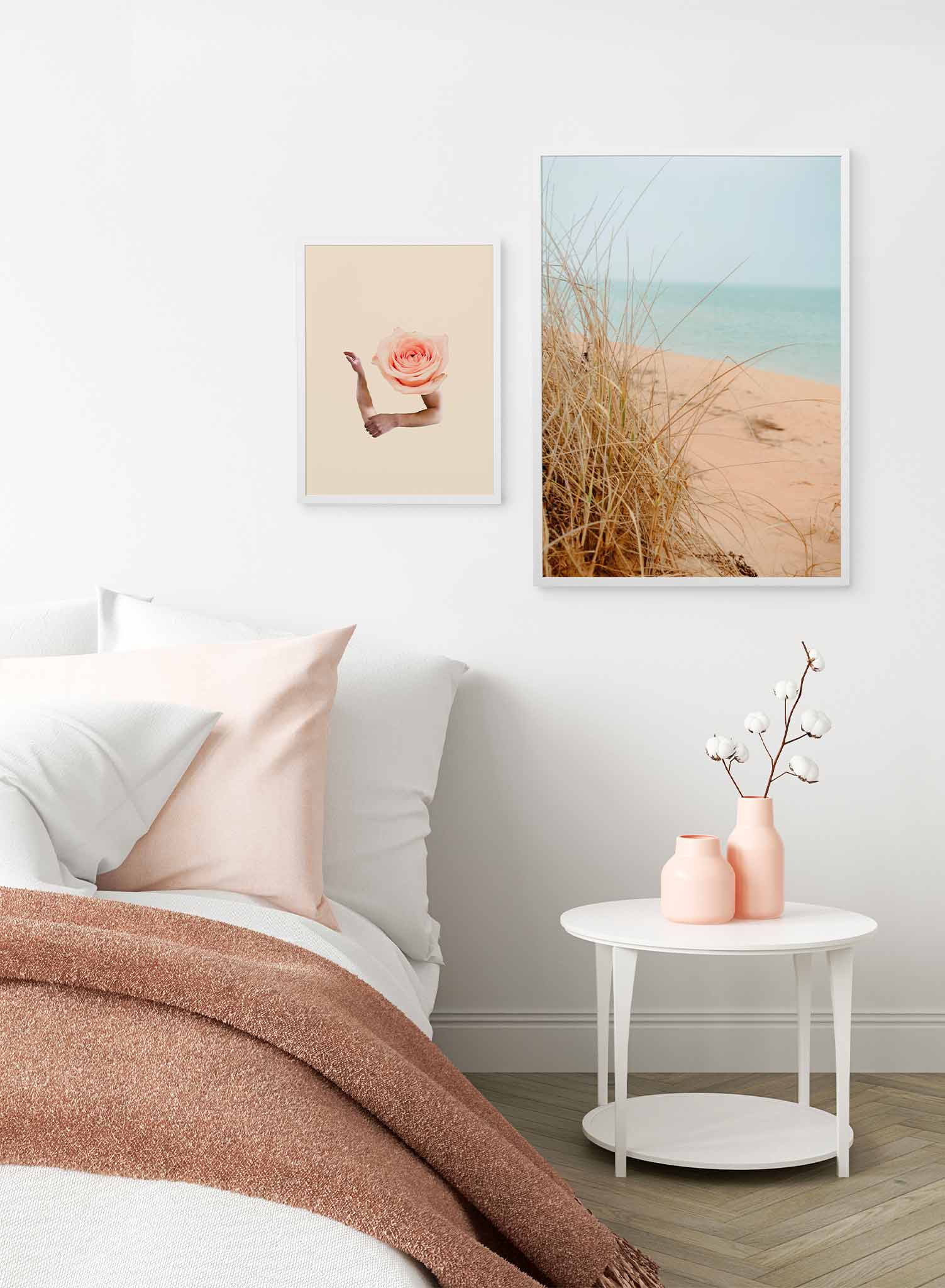 Sandy Grass Nature Poster - High-Quality Wall Art Print for Home & Office Decor - Perfect for Living Room, Bedroom, or Workspace