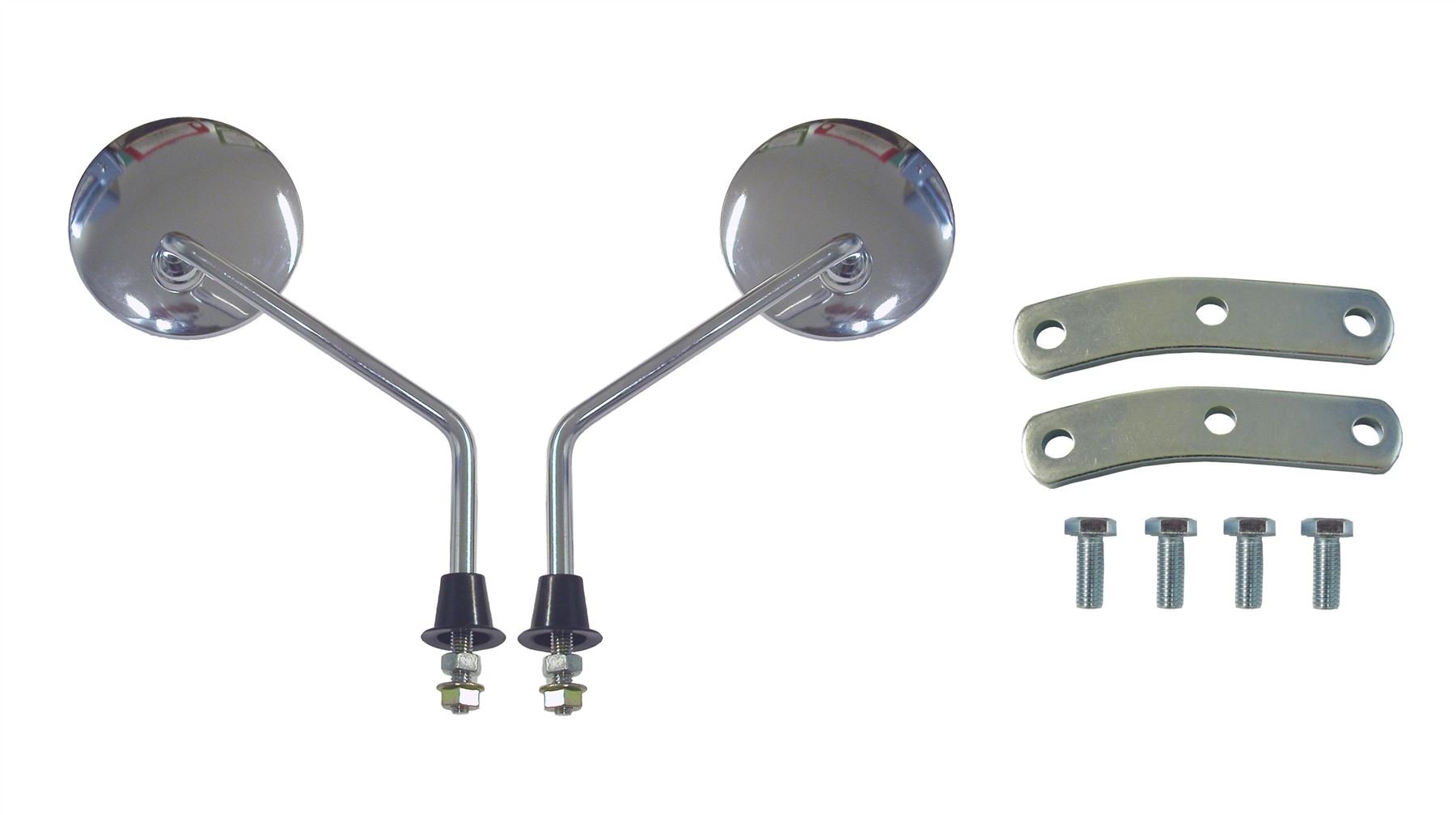 Vespa PX 125 Disco 1997-1999 Replacement Mirrors - Left & Right Side Compatible for Scooter, Motorcycle Accessories - Perfect for Daily Commuting and Urban Riding
